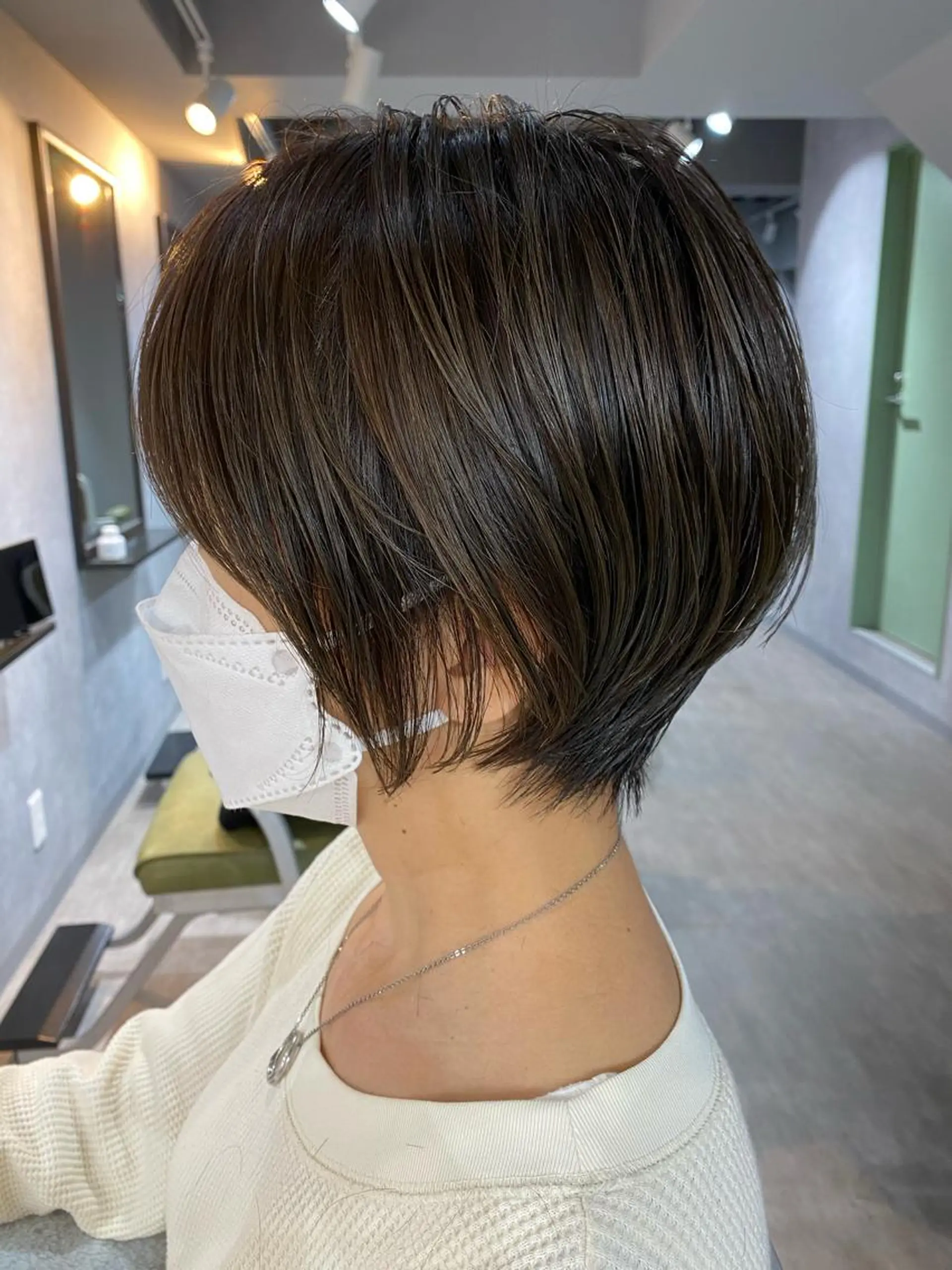 ショート カラー カット ヘアカラー トリートメント lmu by if所属・久保 亮太のヘアスタイル