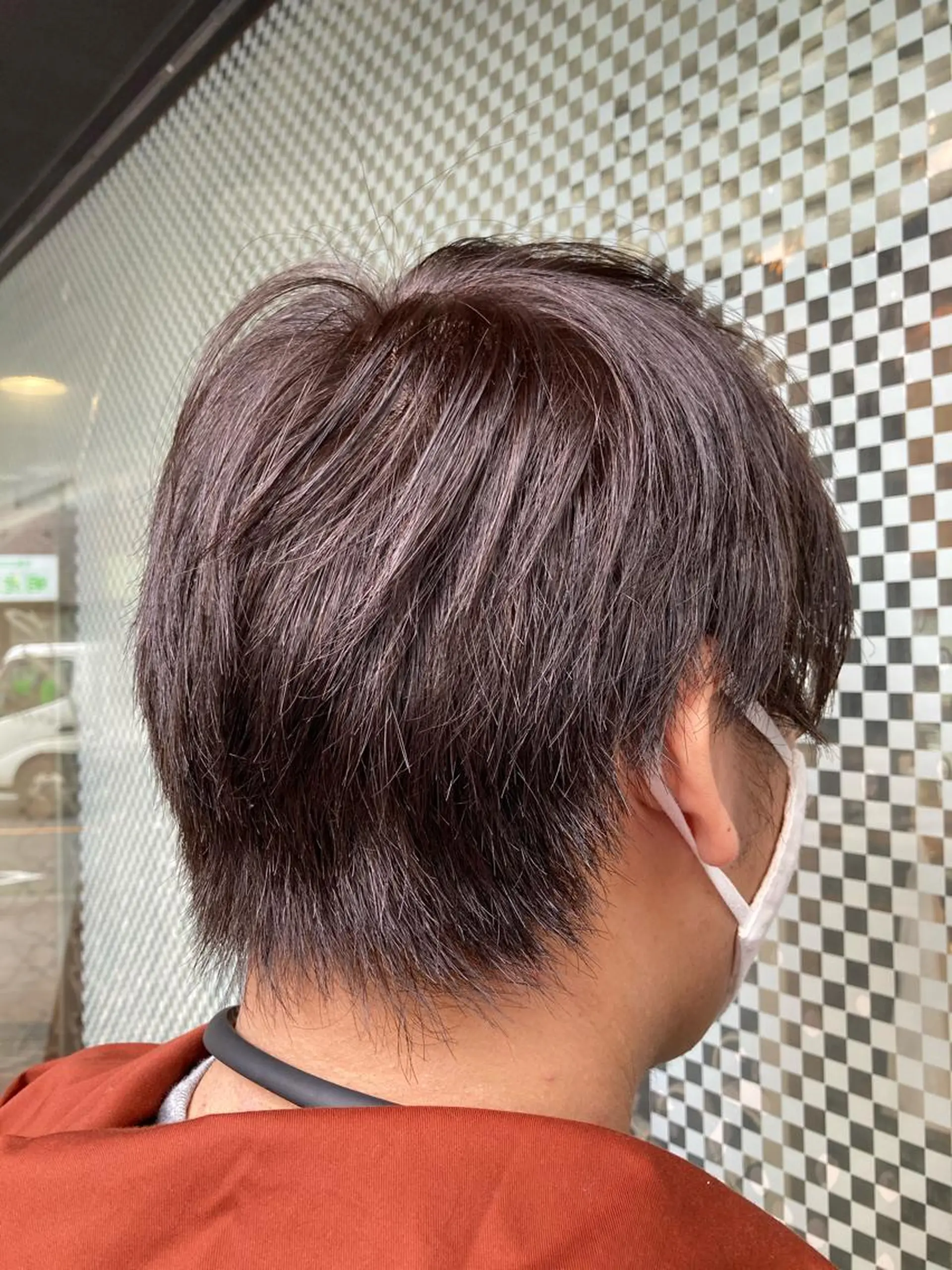 ショート カラー メンズ メンズブリーチ ブリーチ ブリーチなしカラー 宮原 佳苗のヘアスタイル