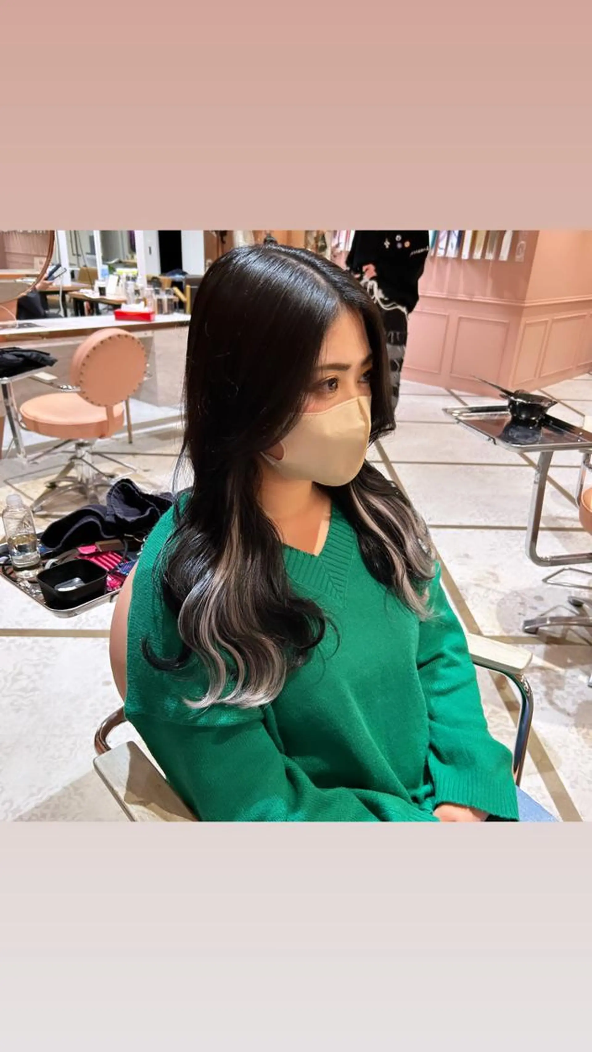 セミロング エクステ Hui.所属・縮毛矯正・髪質改善 特化 出納 直起のヘアスタイル