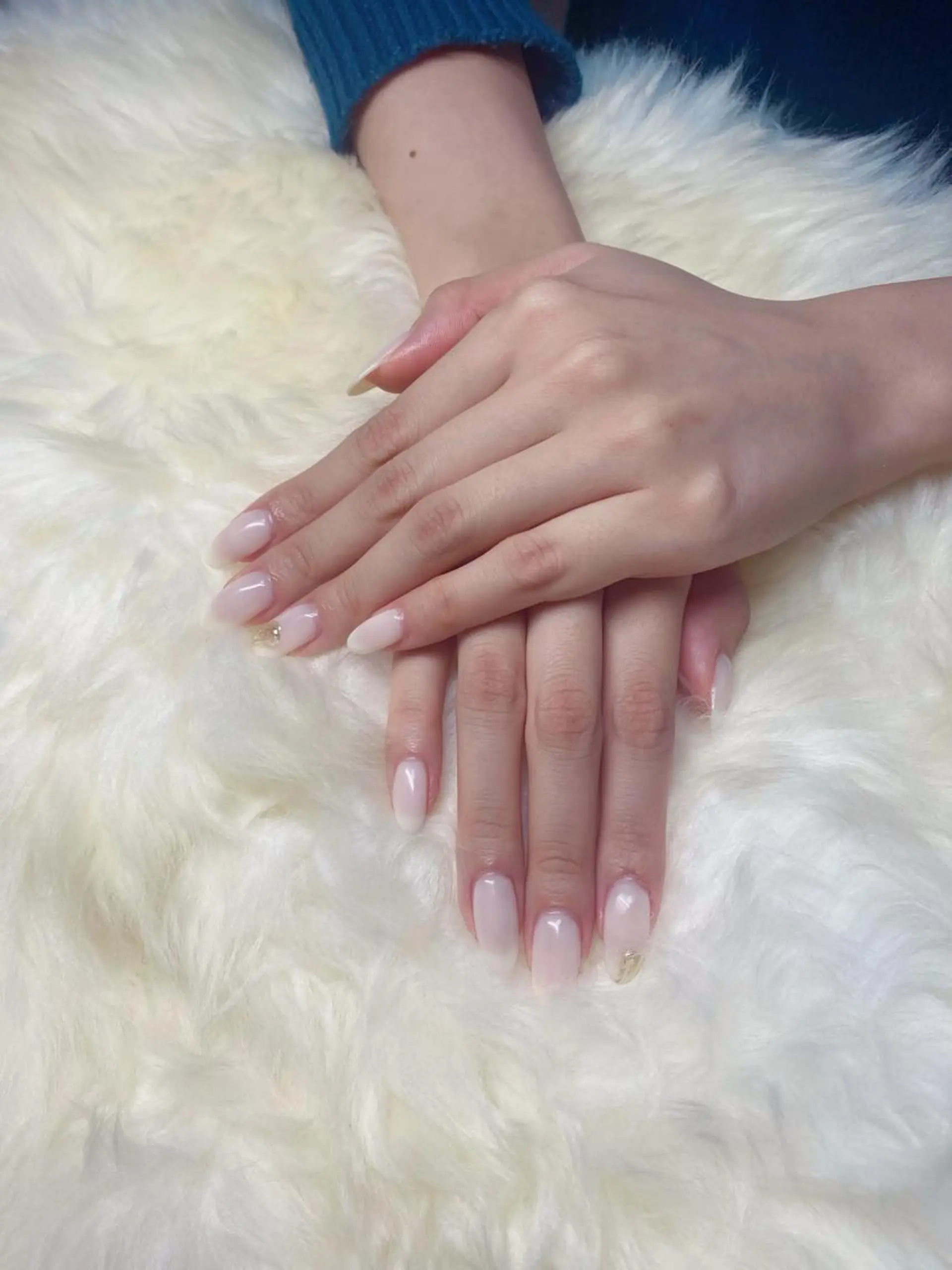 セミロング ハンドネイル ハンドケア 💜MIYA nail川崎店のネイルデザイン