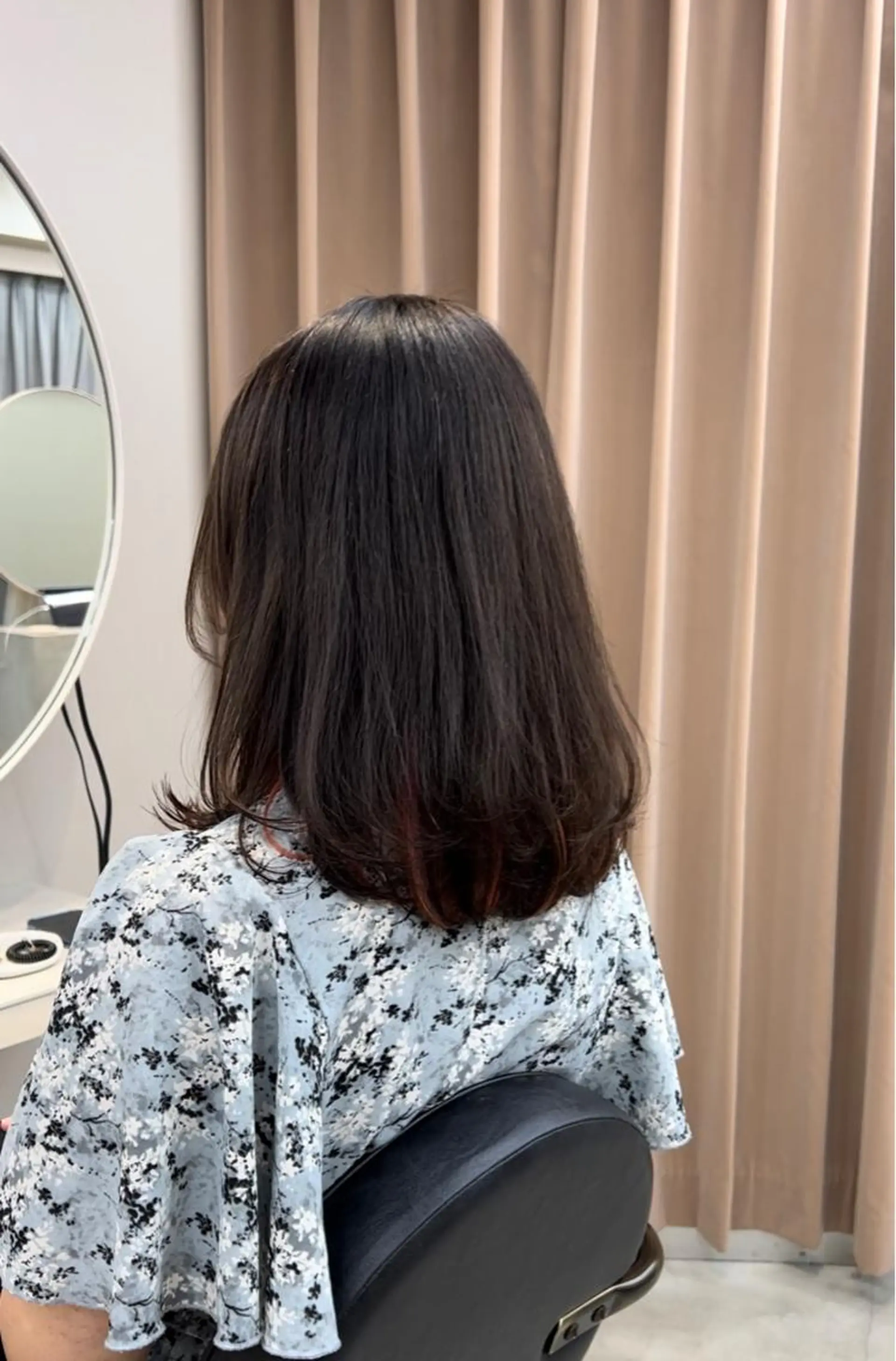 ミディアム レイヤーカット ローレイヤー 🪞似合わせパーマ/ Nikachi🪞のヘアスタイル