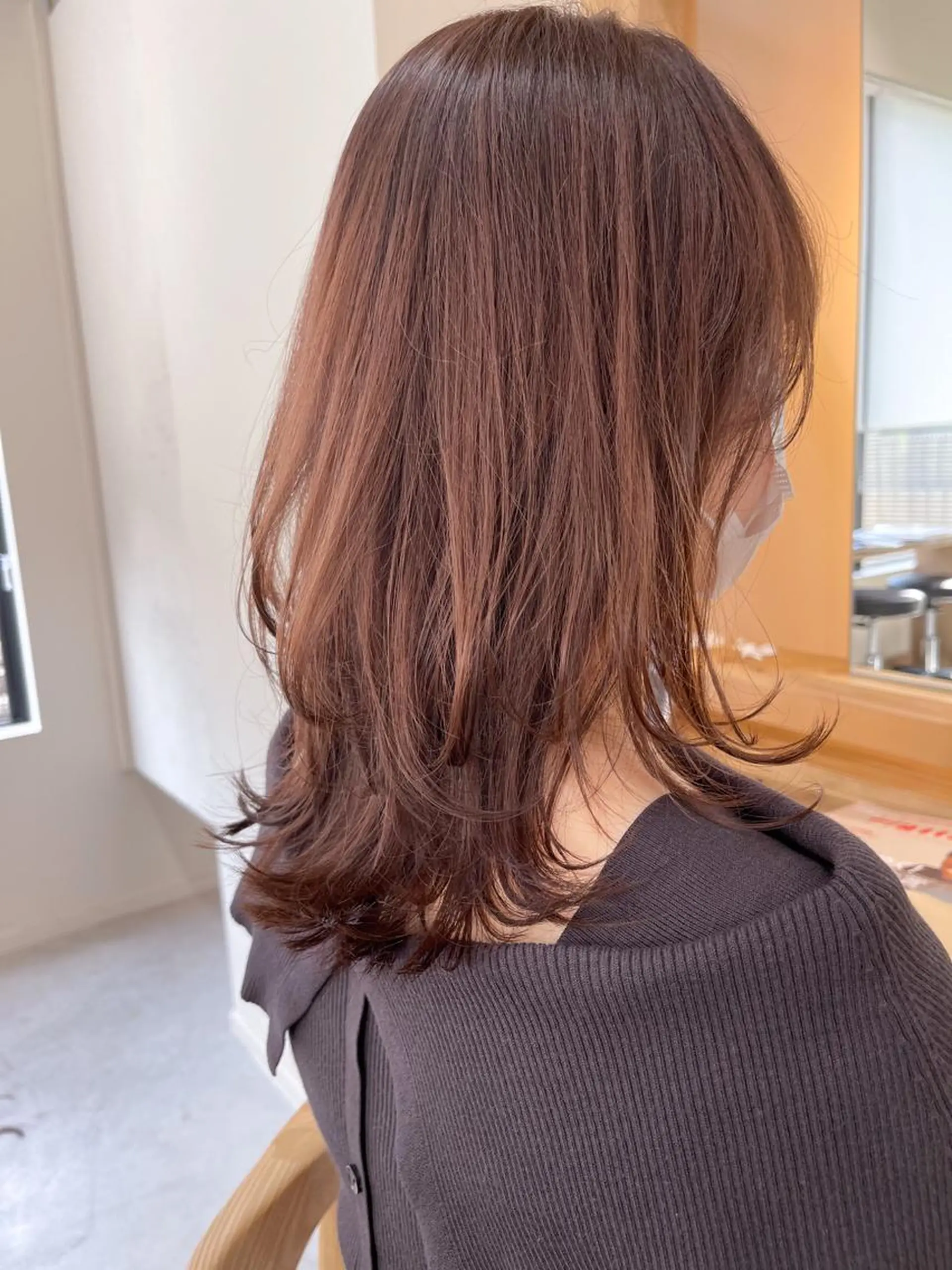 ミディアム カット パーマ トリートメント 錦糸町カットの匠 AKIRA店長のヘアスタイル