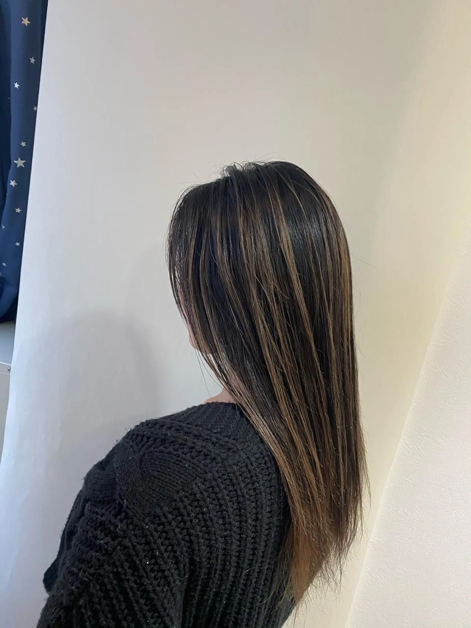 ロング カラー バレイヤージュ ハイライトカラー 外国人風カラー ハイライト レイヤーカット ヘアカラー トリートメント Kazu .Kのヘアスタイル