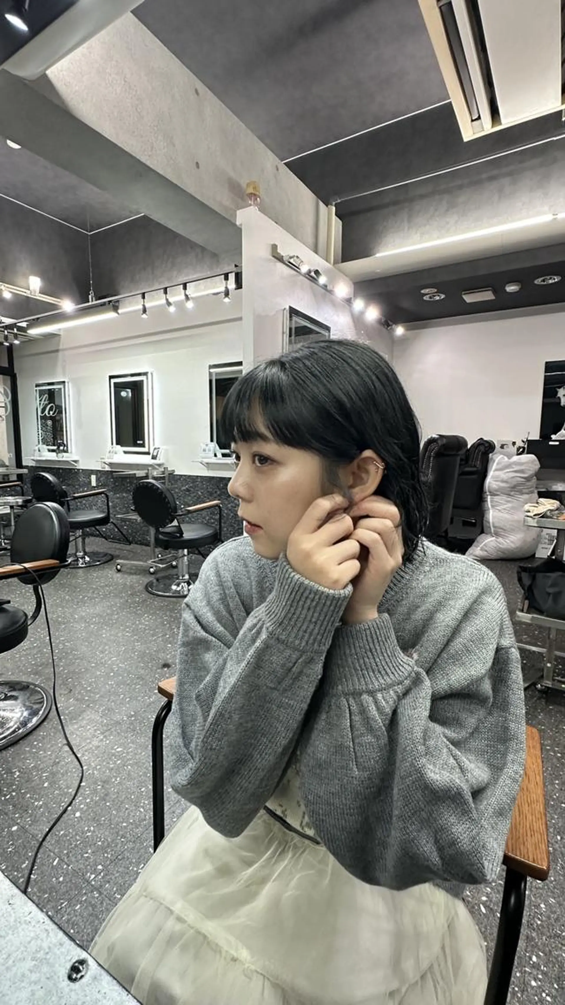 ロング カラー 韓国風レイヤー🗝要 暗透カラー📓吉祥寺のヘアスタイル