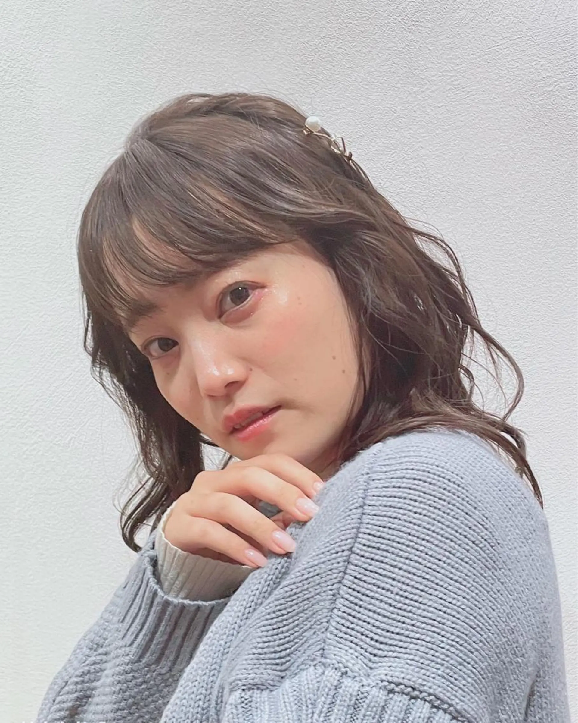 ミディアム ヘアアレンジ neaf【六本木】所属・韓国/愛されレイヤー 六本木/yuri🎀のヘアスタイル