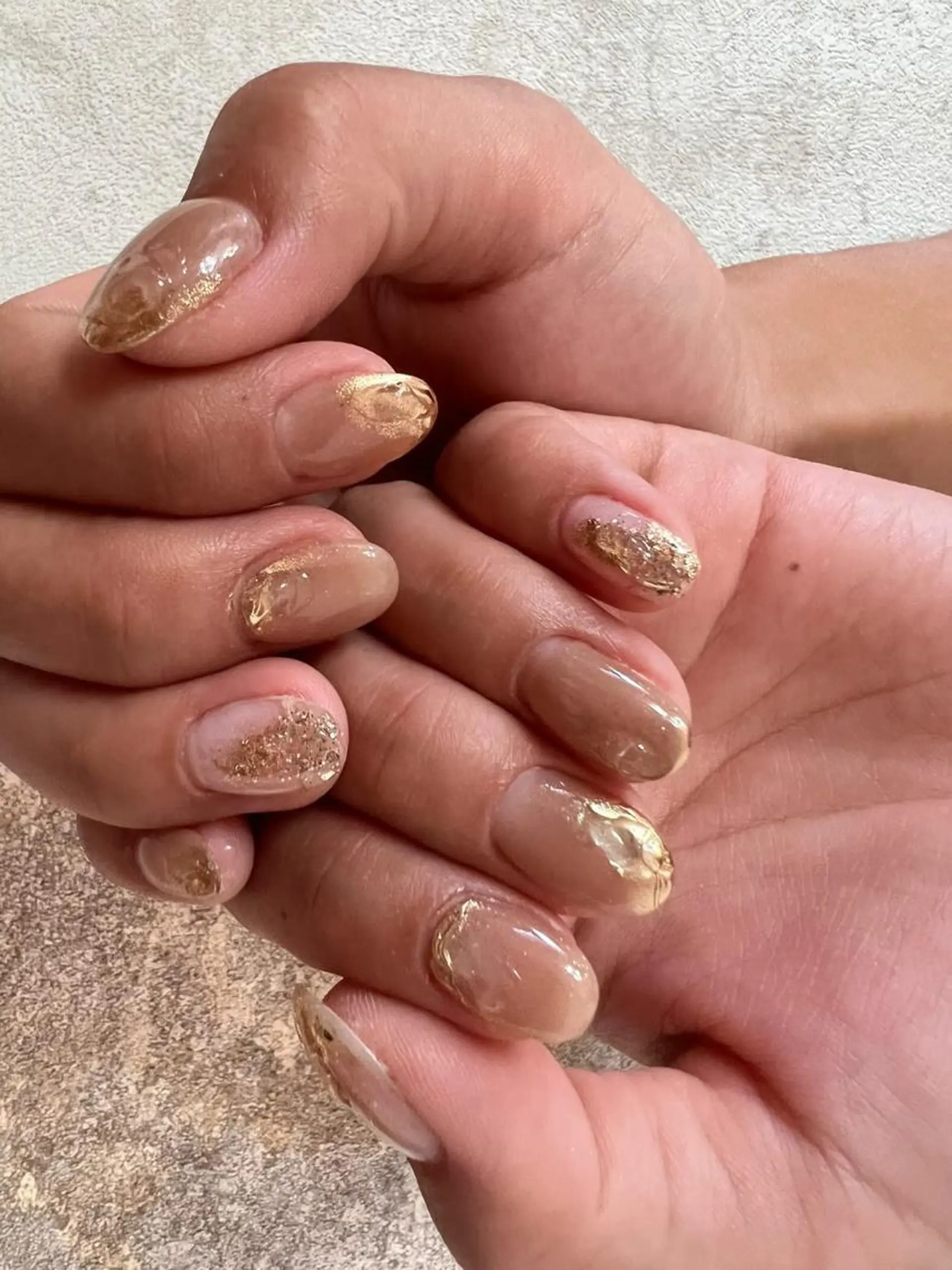 ミディアム ネイル ハンドネイル Parfum パルファンのネイルデザイン