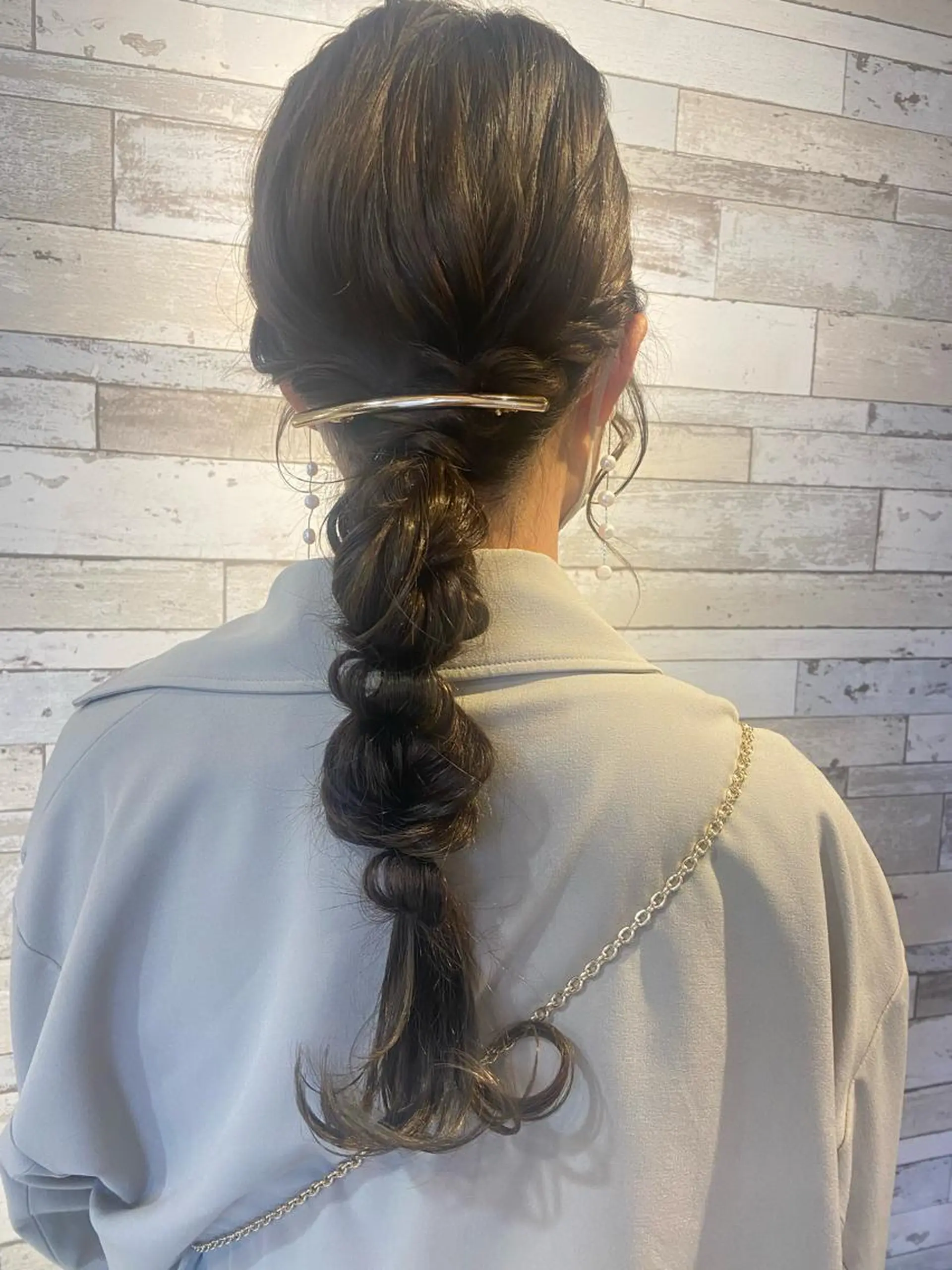 ロング ヘアアレンジ ヘアセット ボブカット/アレンジ /さきのヘアスタイル