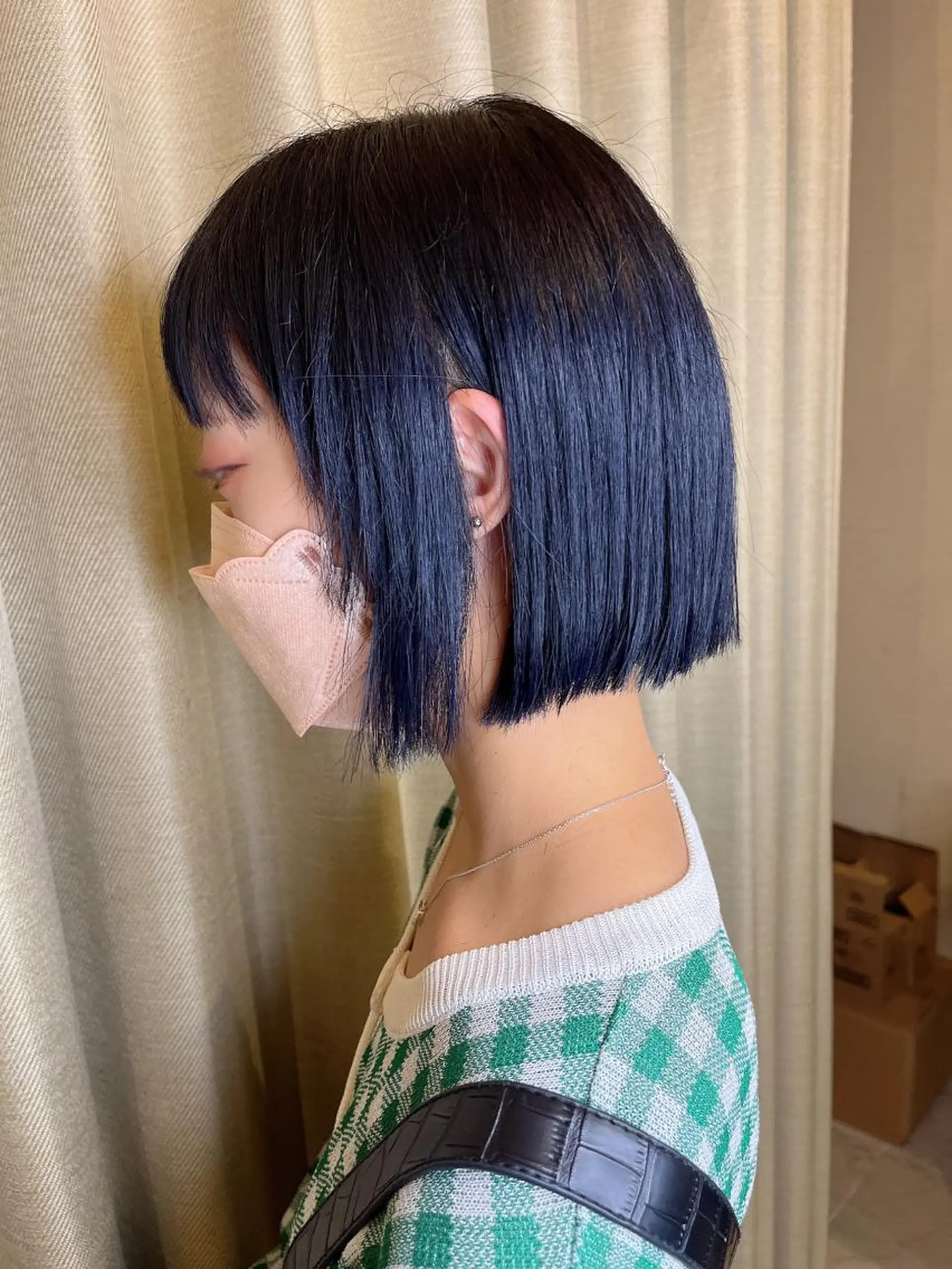 ショート ボブ カット ヘアカラー 小塚 和眞のヘアスタイル