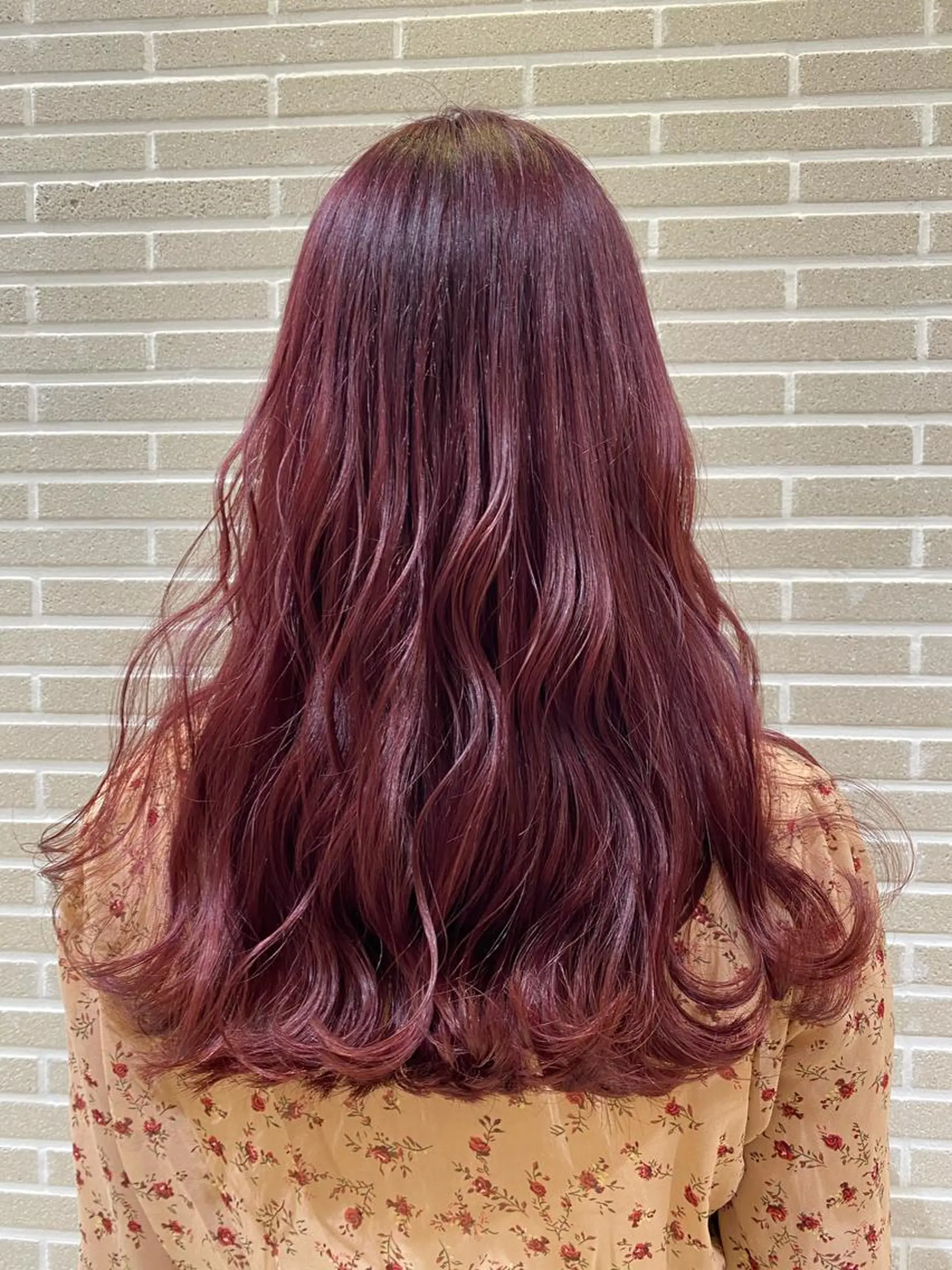 ロング カット ヘアカラー トリートメント 植田 菜月のヘアスタイル