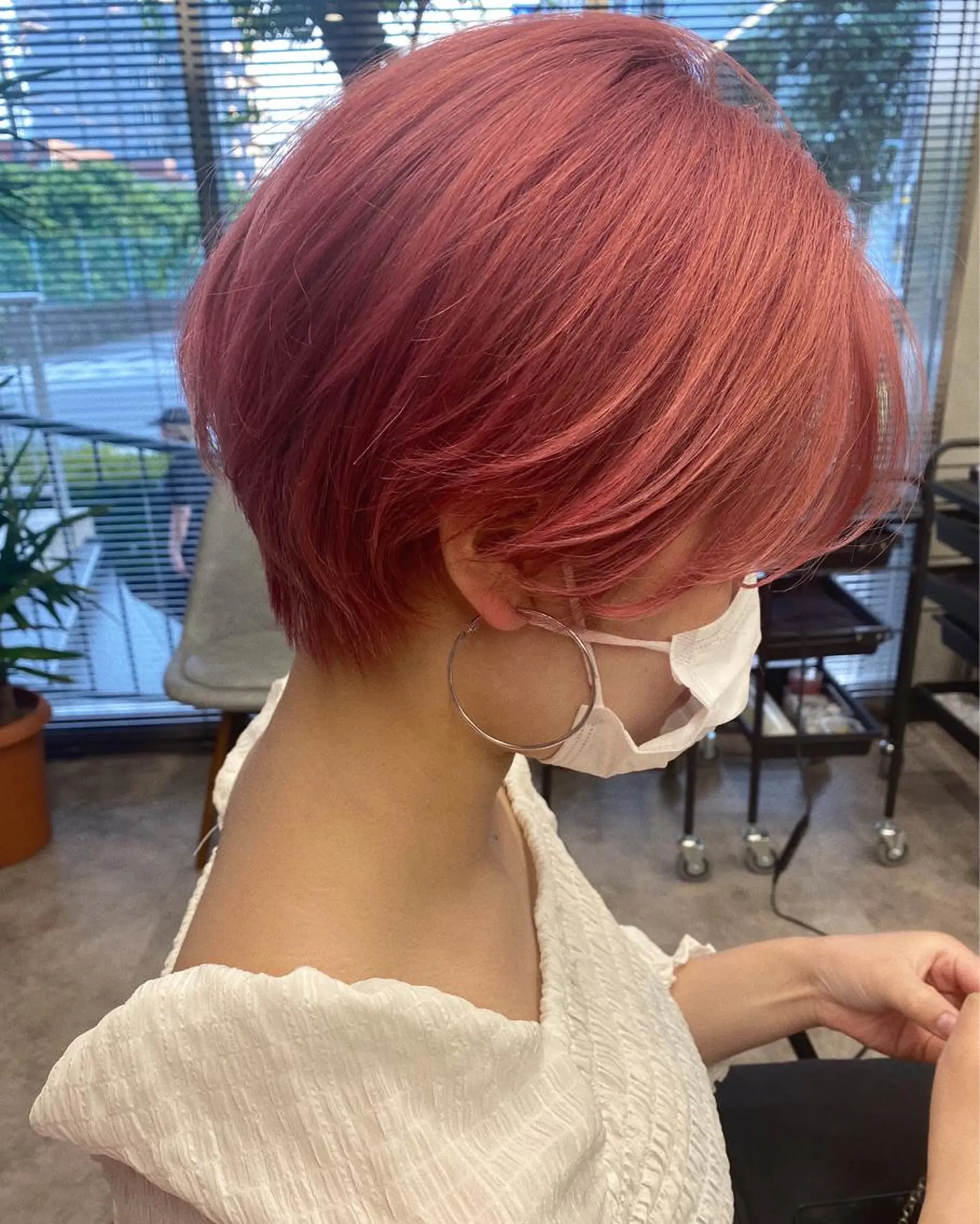 ショート カラー 🕶️佐藤 海李🐏のヘアスタイル