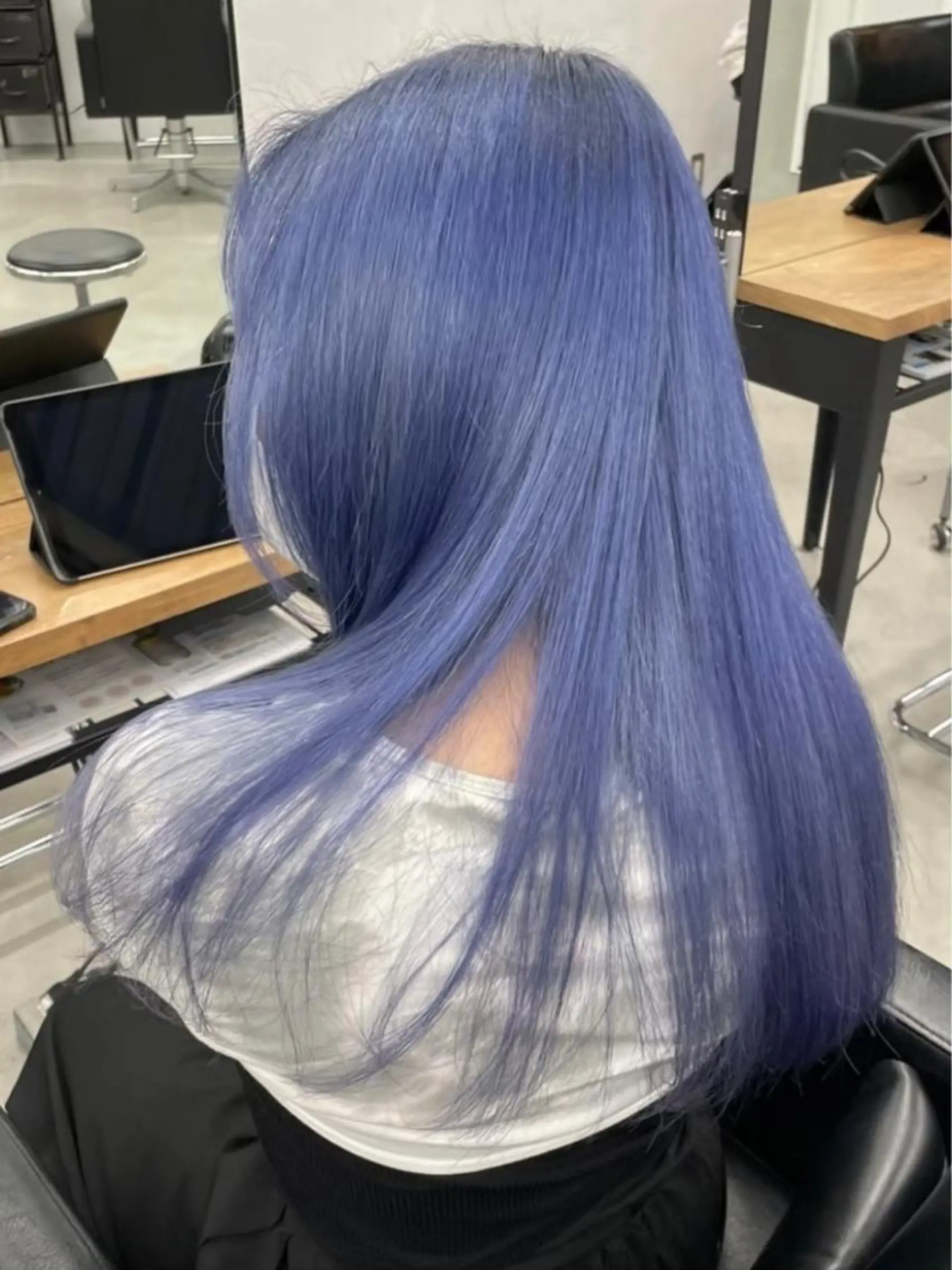 ロング カラー ロング カット ヘアカラー トリートメント 🧸艶々韓国ヘア 🧁mizunaのヘアスタイル