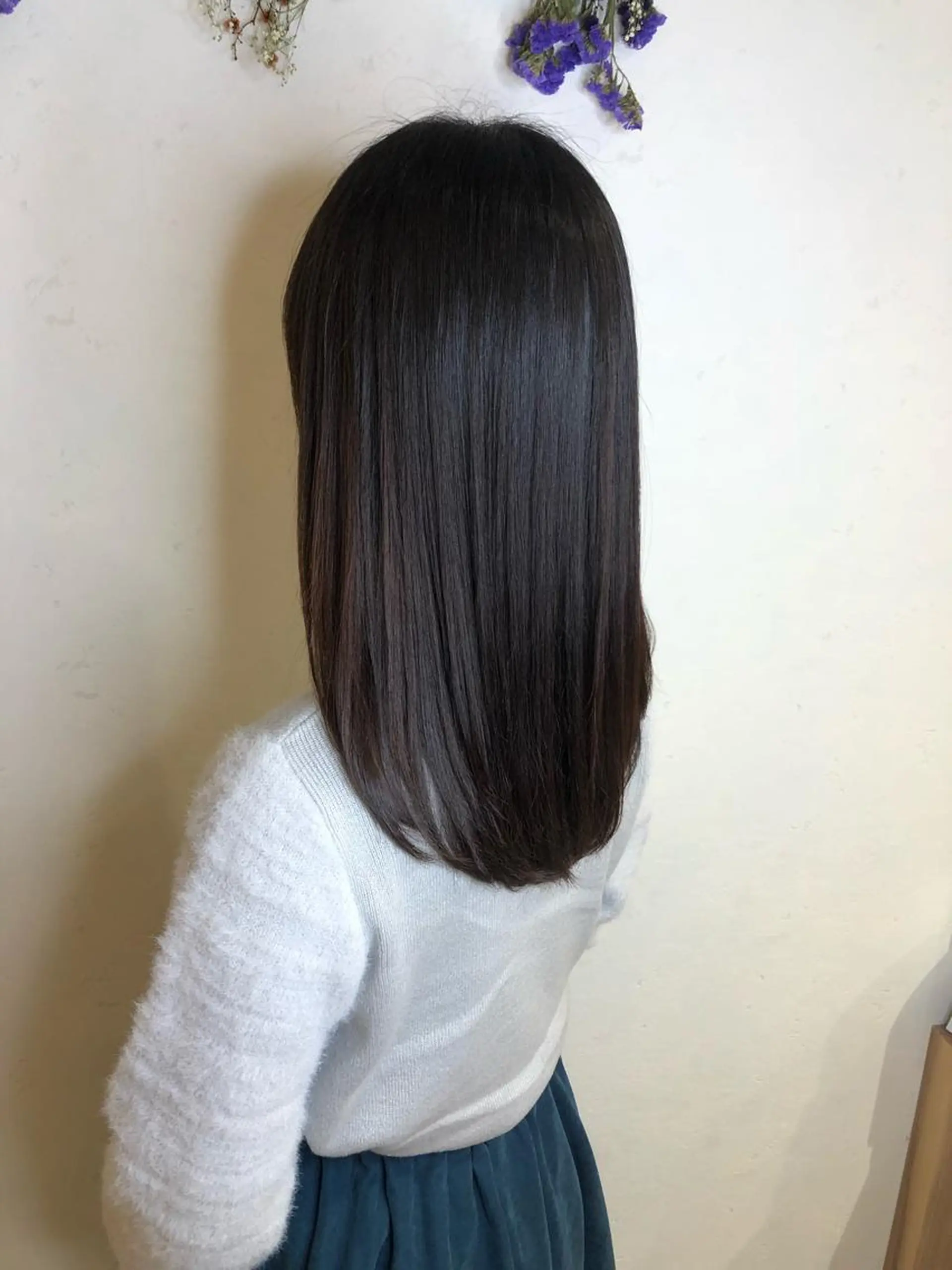 セミロング カット 縮毛矯正 青山 早希🐾のヘアスタイル