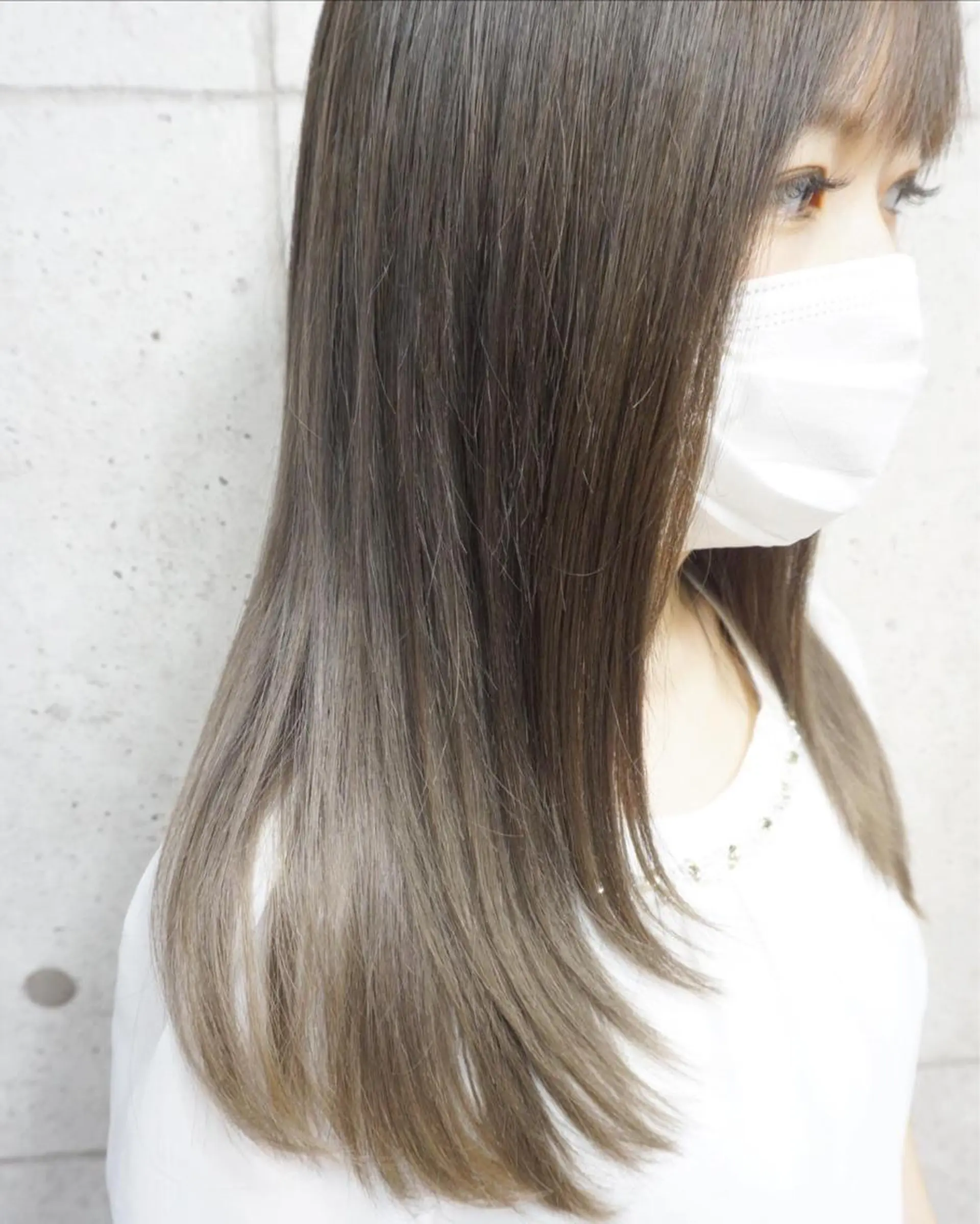 ロング カット ヘアカラー トリートメント hair teria ryu 大塚のヘアスタイル