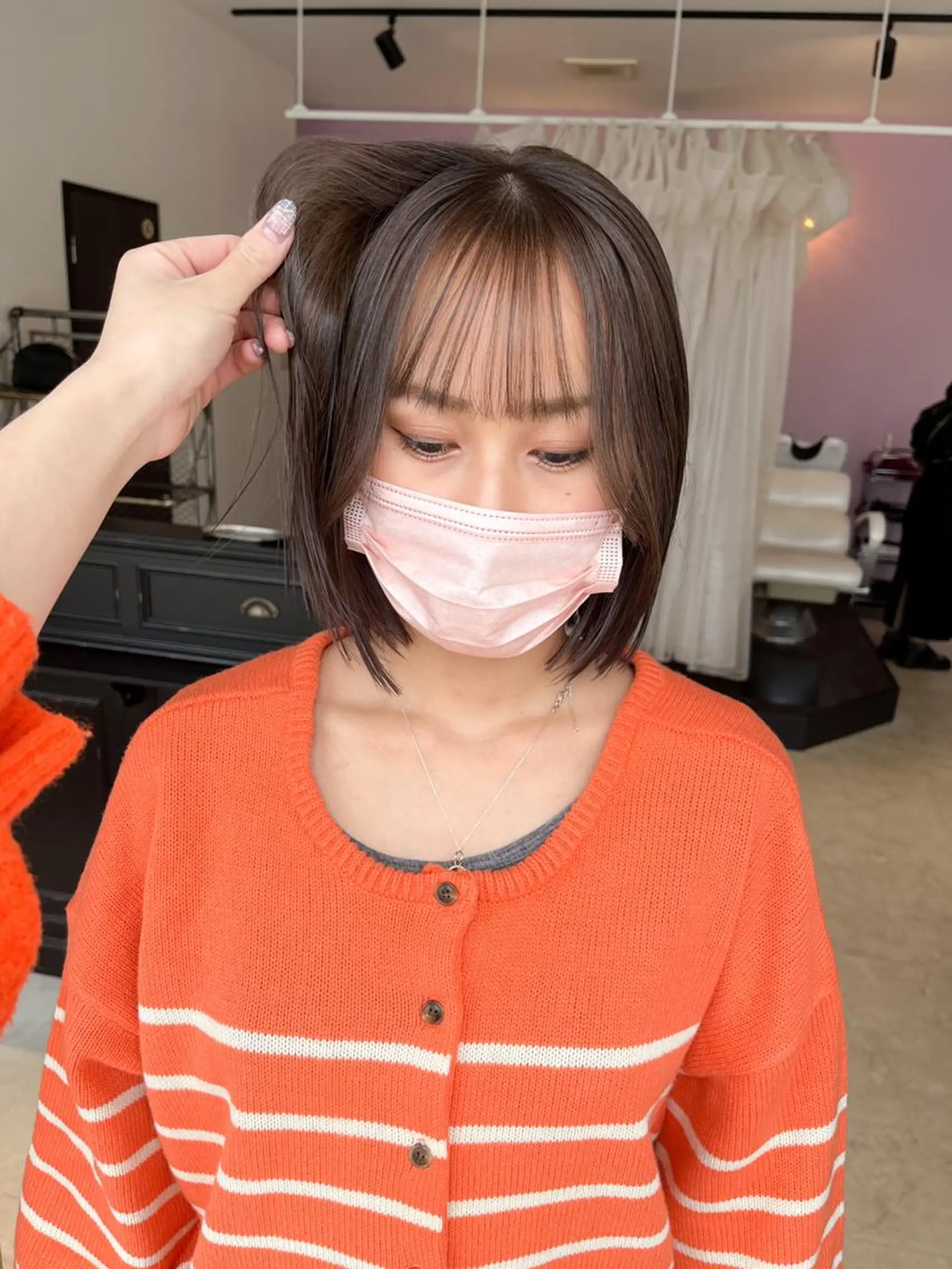 ミディアム Bonheur所属・Bonheur銀座 /runaのヘアスタイル