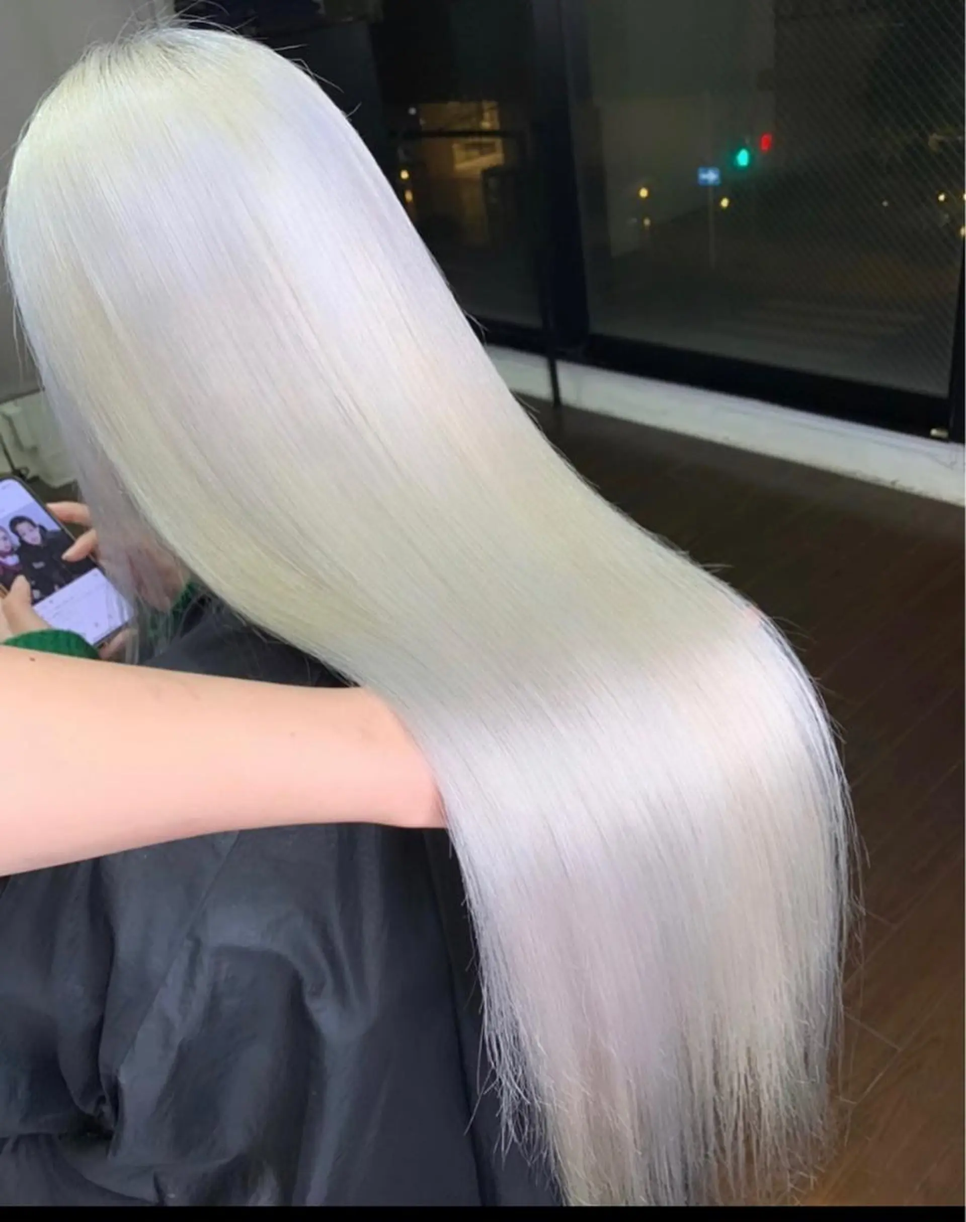 ロング ヘアカラー トリートメント 韓×中くびれヘア💋 髪質改善宇塚元哉💓のヘアスタイル