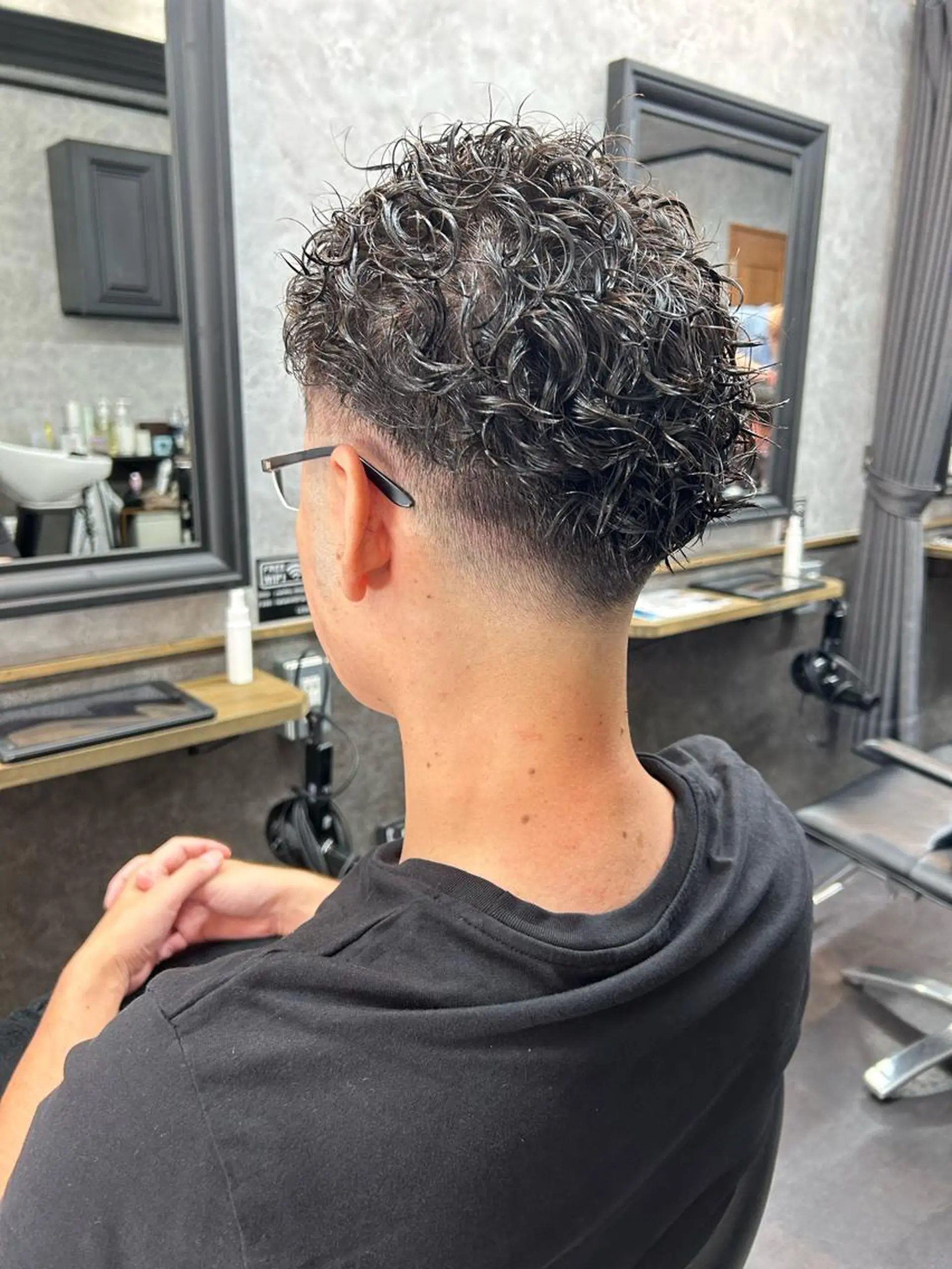 ショート パーマ メンズ 大和田 玲円/メンズ専門のヘアスタイル