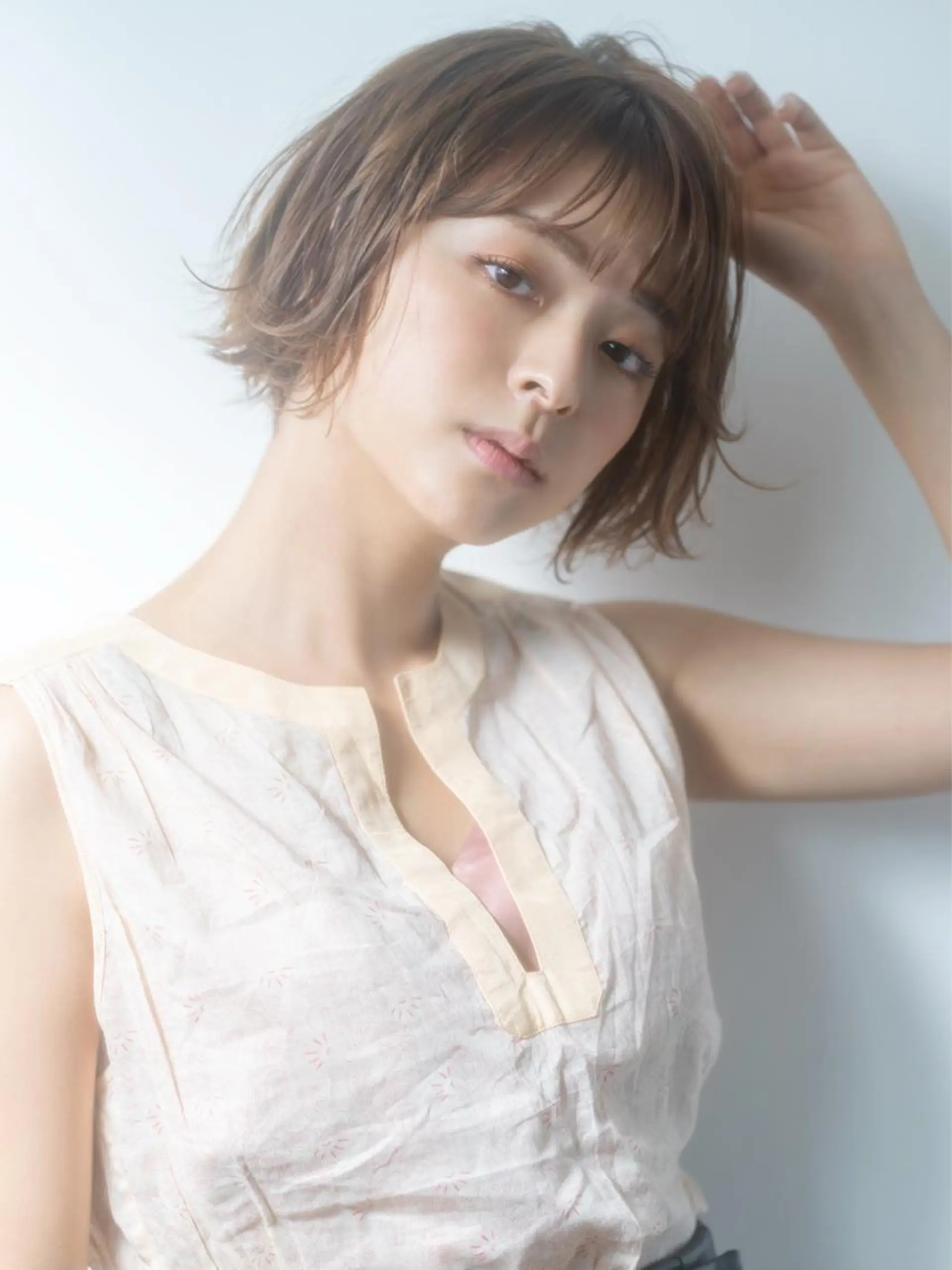 ショート カラー 🎀ハイトーン/レイ ヤー/Reina🎀のヘアスタイル