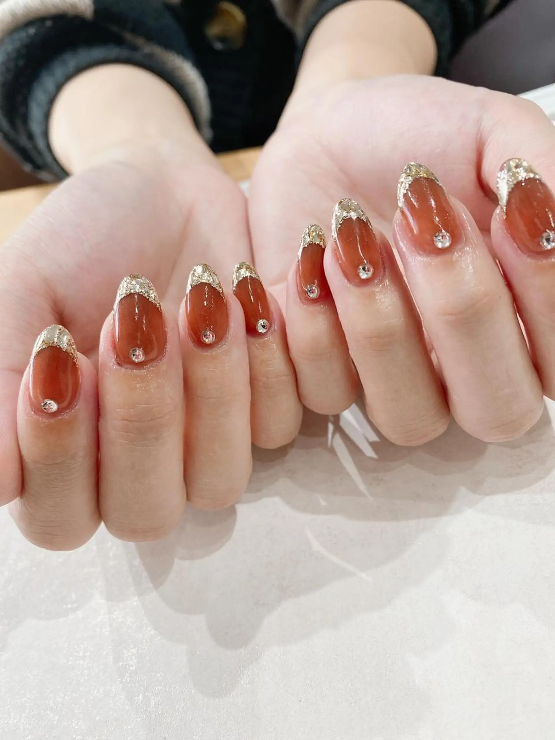 ミディアム ハンドネイル JNA認定講師🌸 RIEのネイルデザイン