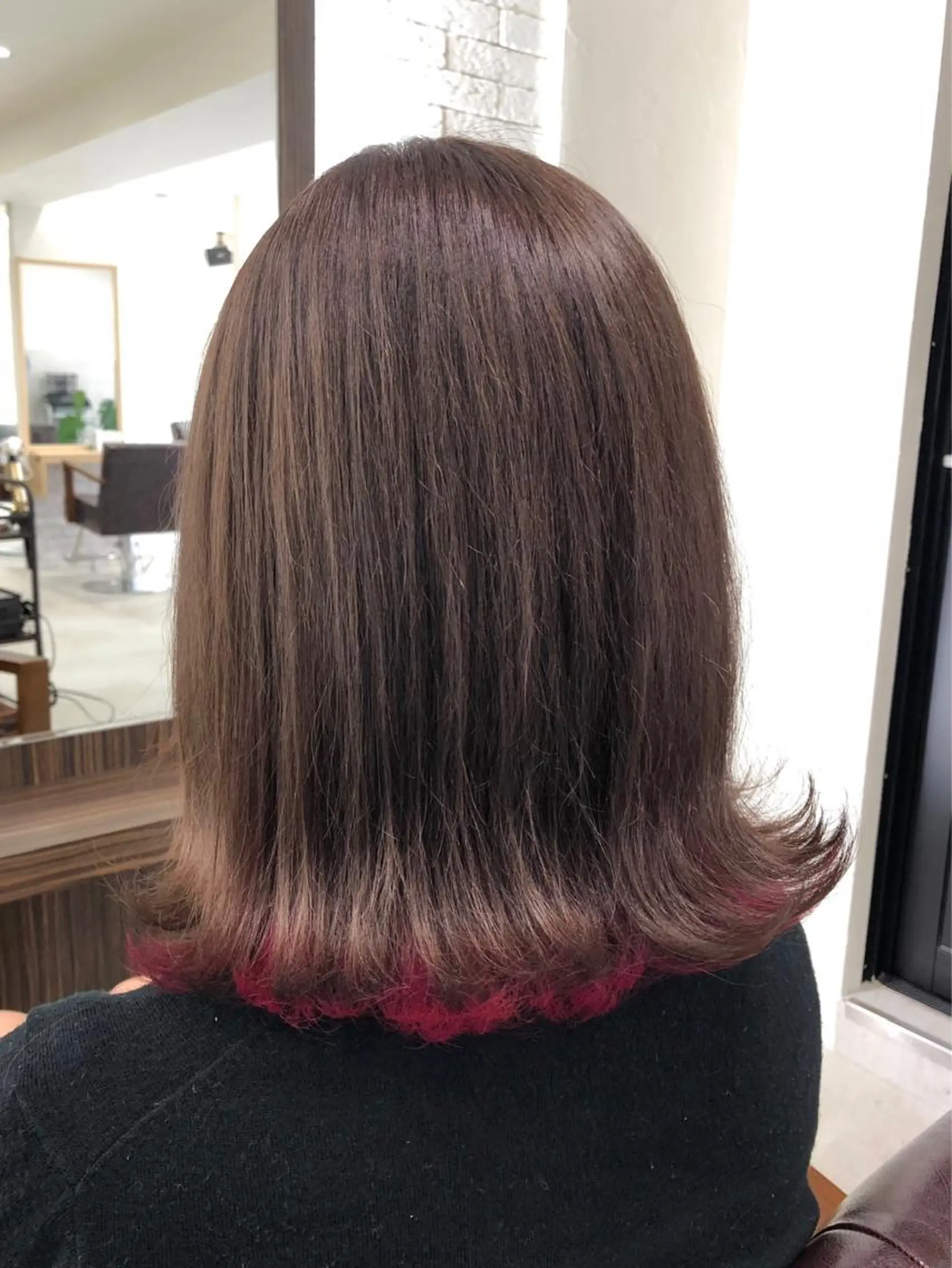 ショート カラー ピンクカラー Zina 難波所属・YUDA 湯田のヘアスタイル