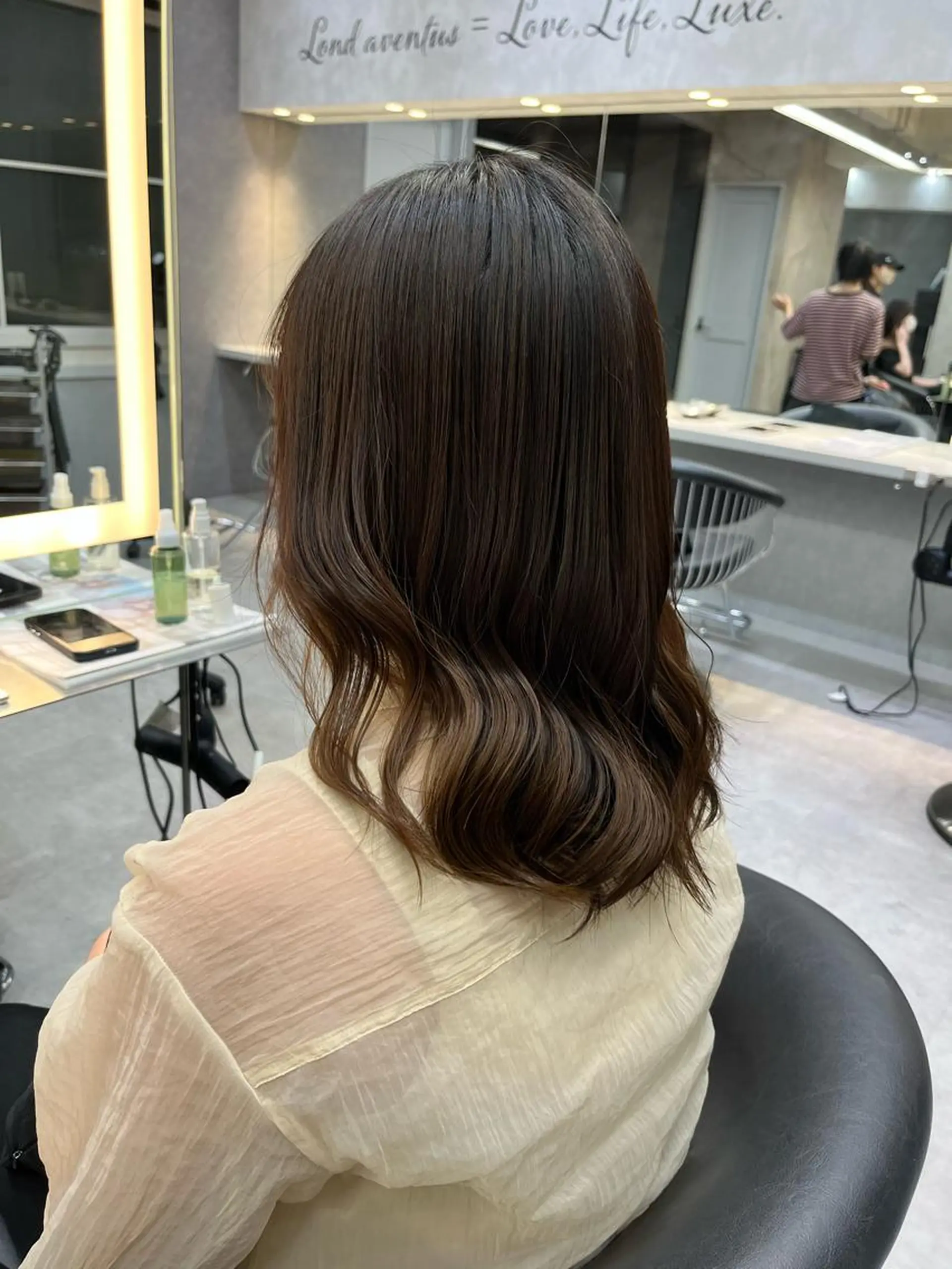 ミディアム 池袋/似合わせ/縮毛 髪質改善【ugen】のヘアスタイル