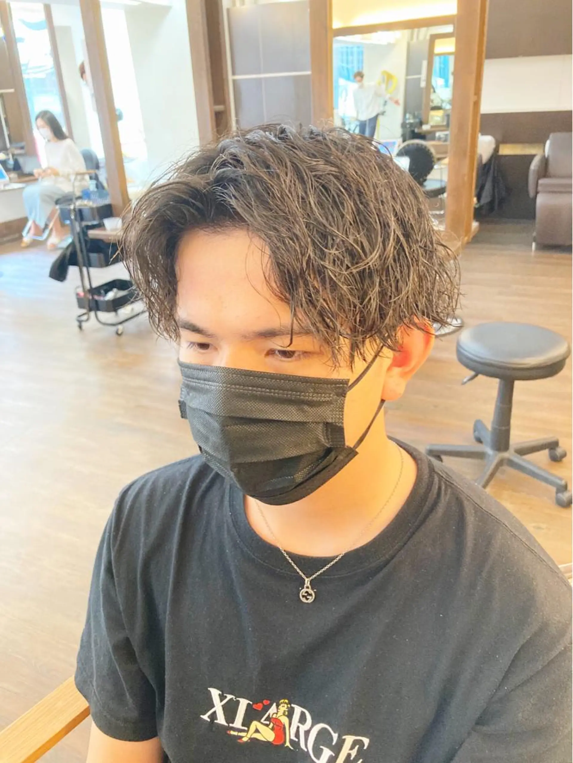 パーマ メンズ メンズサロン アソビ元町のヘアスタイル