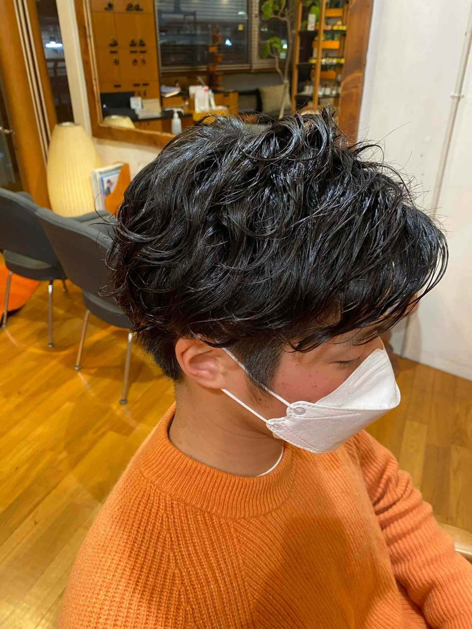 パーマ メンズ miyu ボブモデル募集中のヘアスタイル