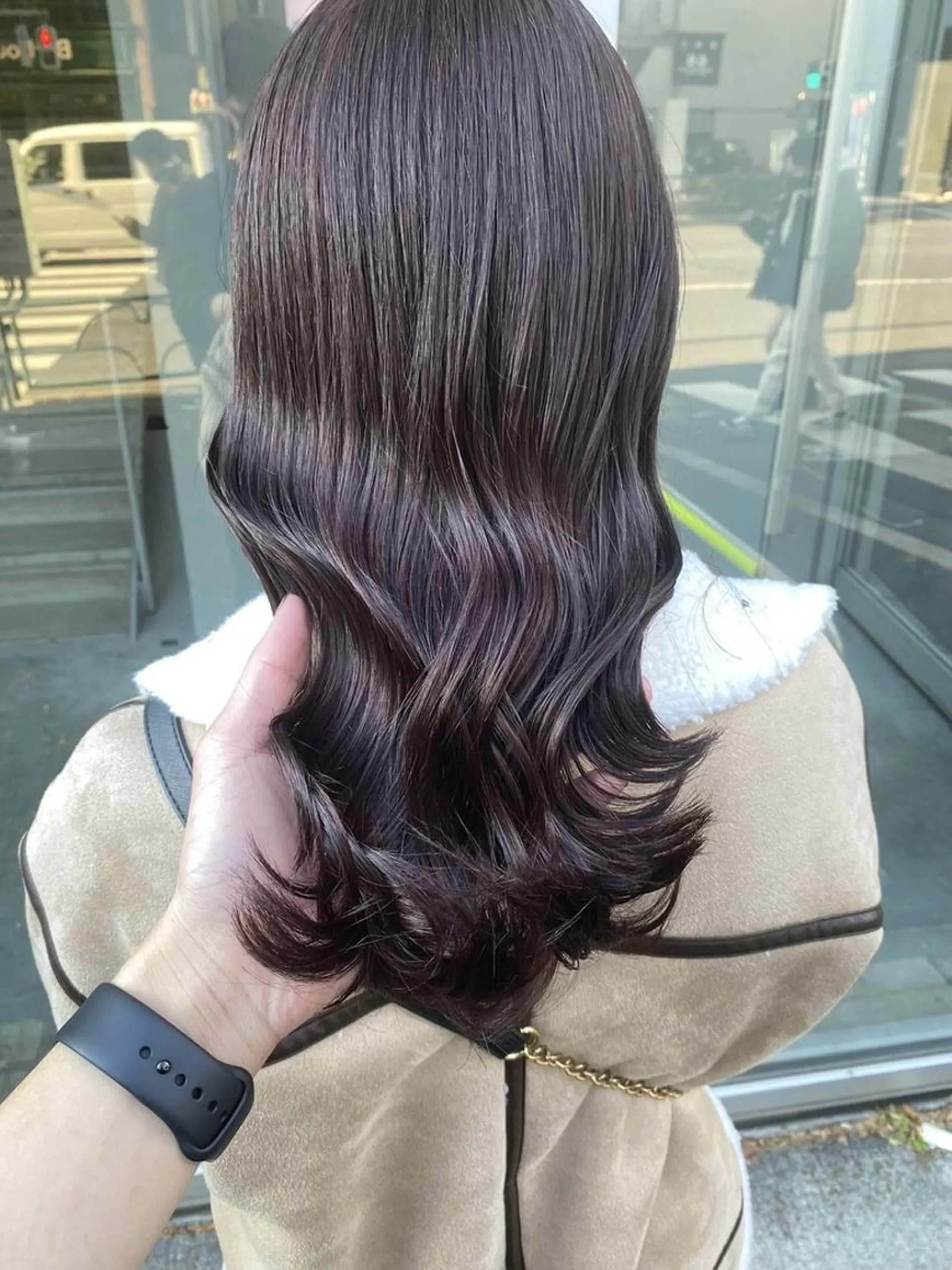 カラー 暗め透明感カラー🤍 銀座TUNE🤍のヘアスタイル