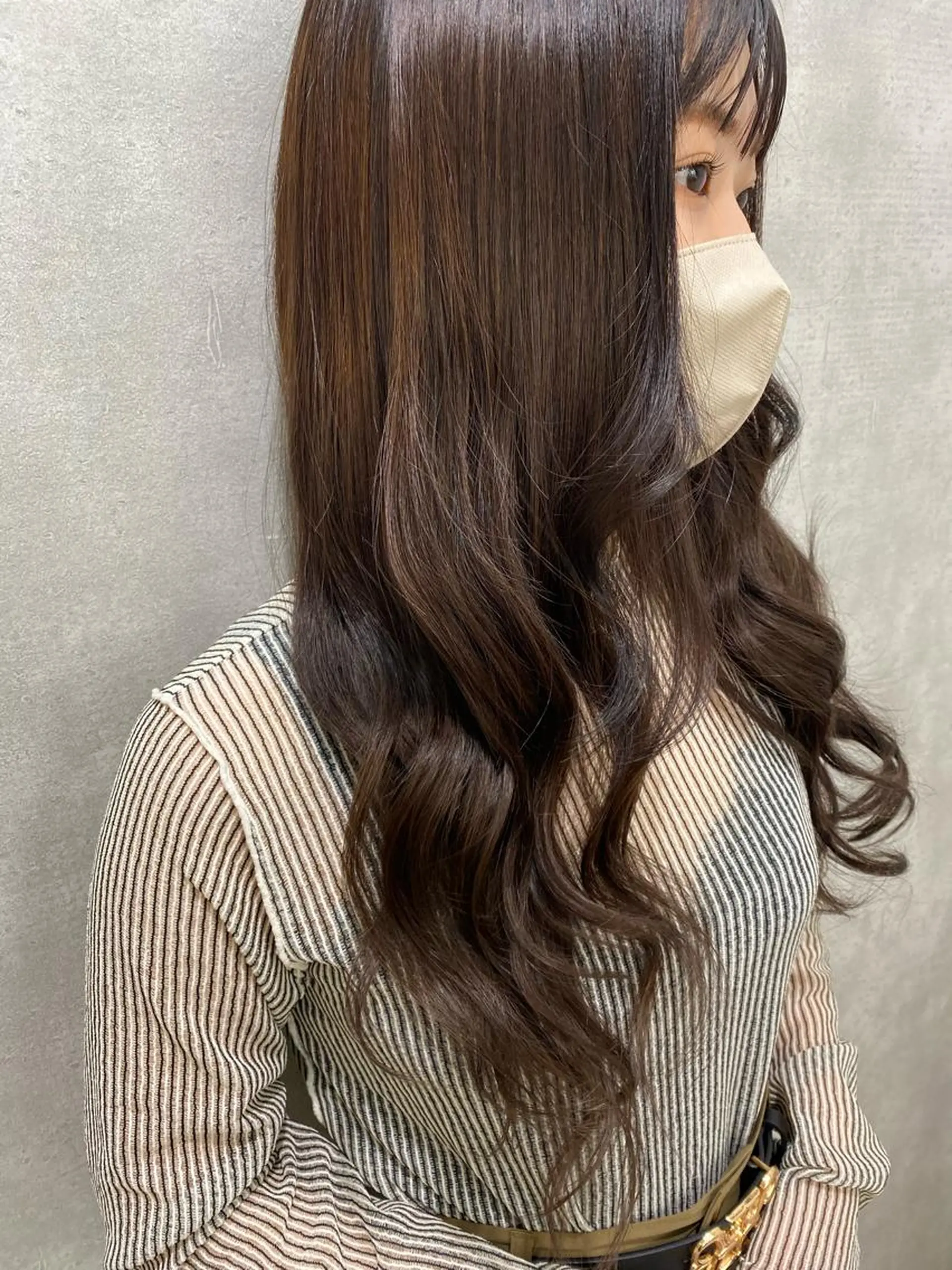 ミディアム エクステ ROSEL 沢津橋  楓のヘアスタイル