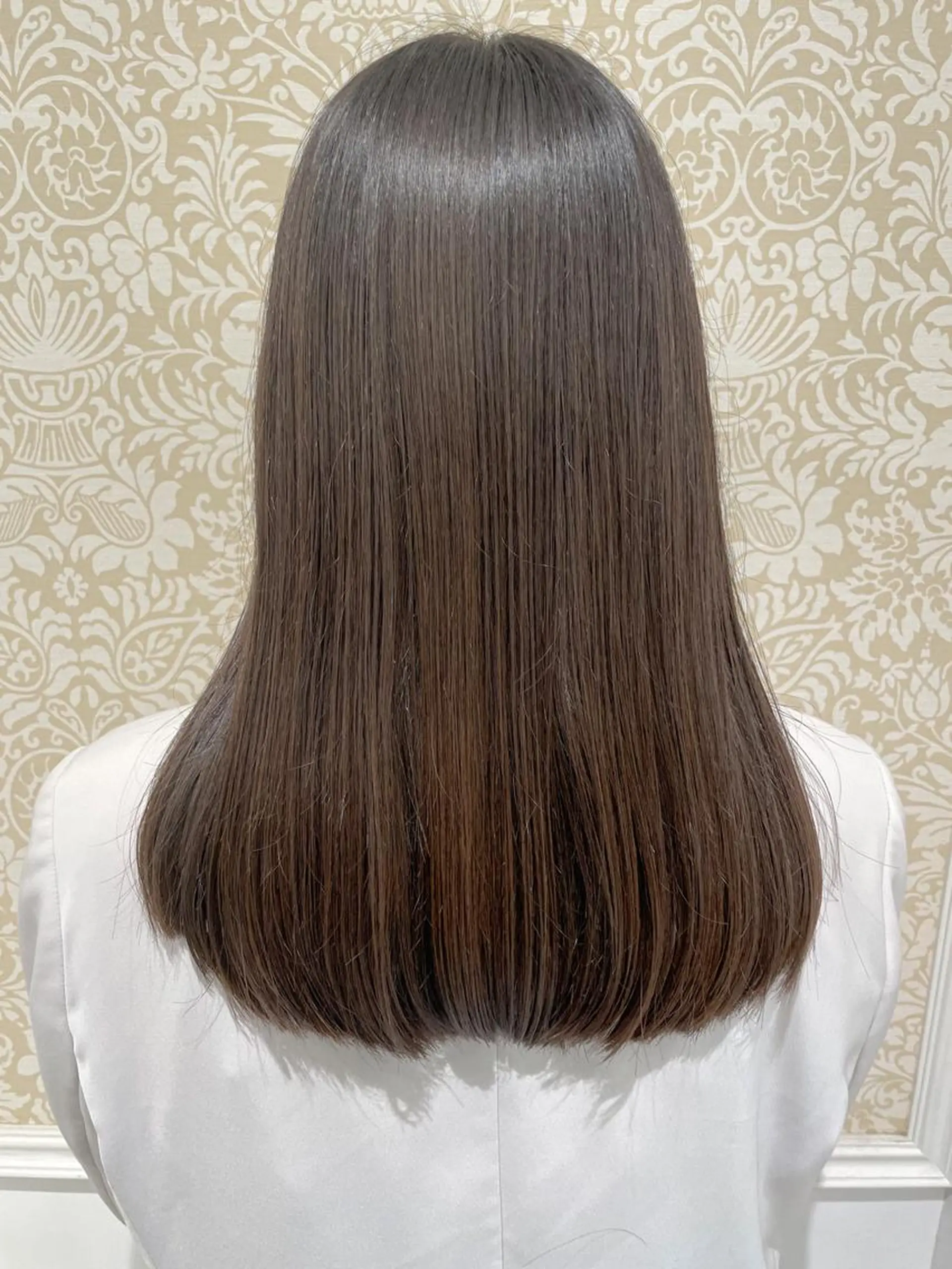 ロング カット トリートメント 暖色系カラー🍊 オオネヨシナリのヘアスタイル