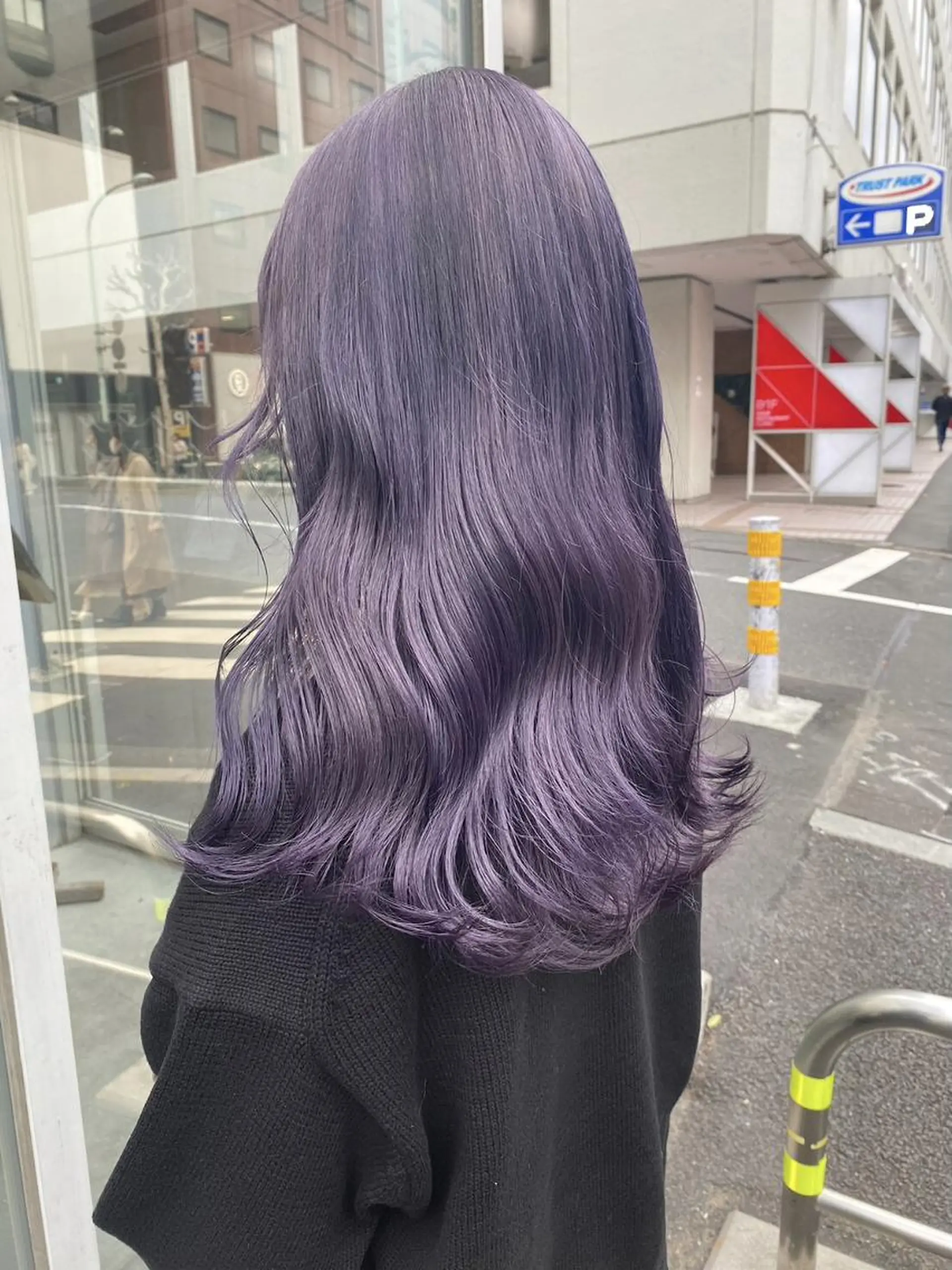 ミディアム 🤍韓国寒色カラー 🤍MADOKAのヘアスタイル