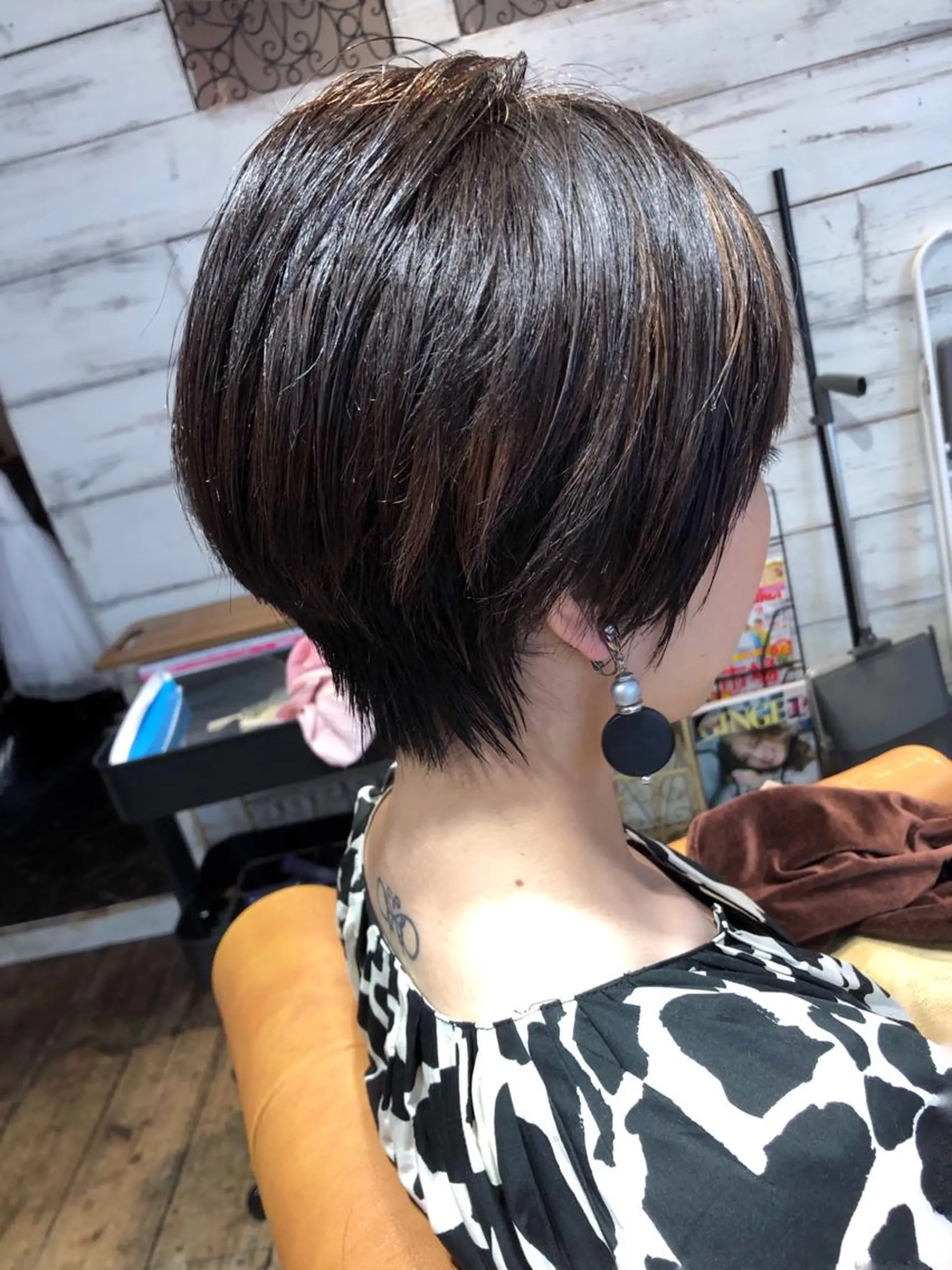 ショート カット ヘアカラー トリートメント CUORE クオーレのヘアスタイル