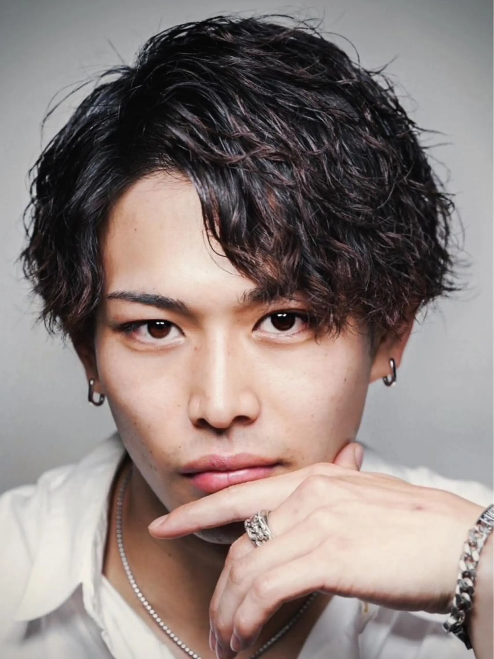パーマ メンズ メンズパーマ スパイラルパーマ CHROM TOKYO ALT所属・神保町メンズno.1 佐々木康介のヘアスタイル