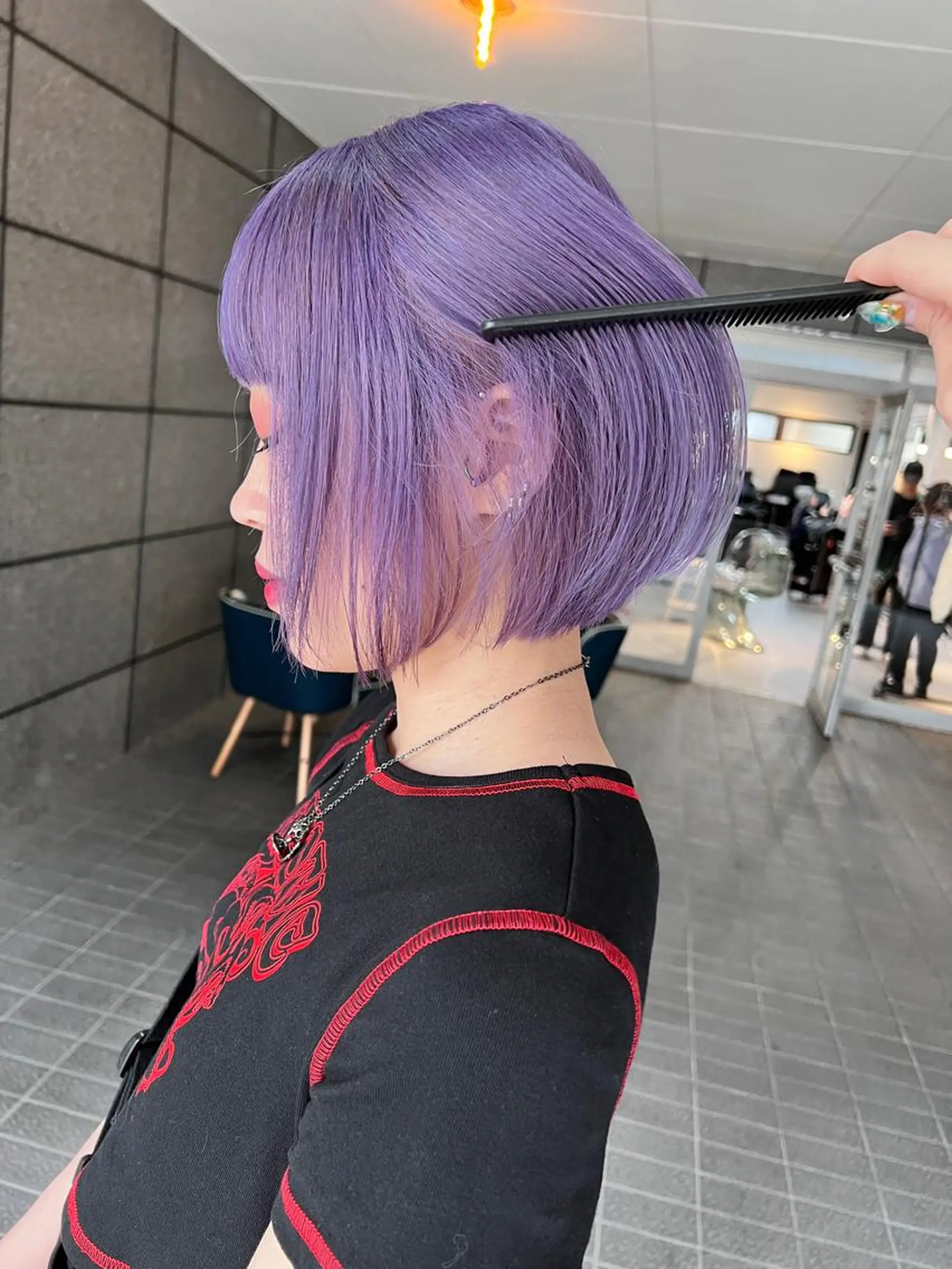 ミディアム カラー カット ヘアカラー トリートメント ally hairsalon所属・Emi .のヘアスタイル
