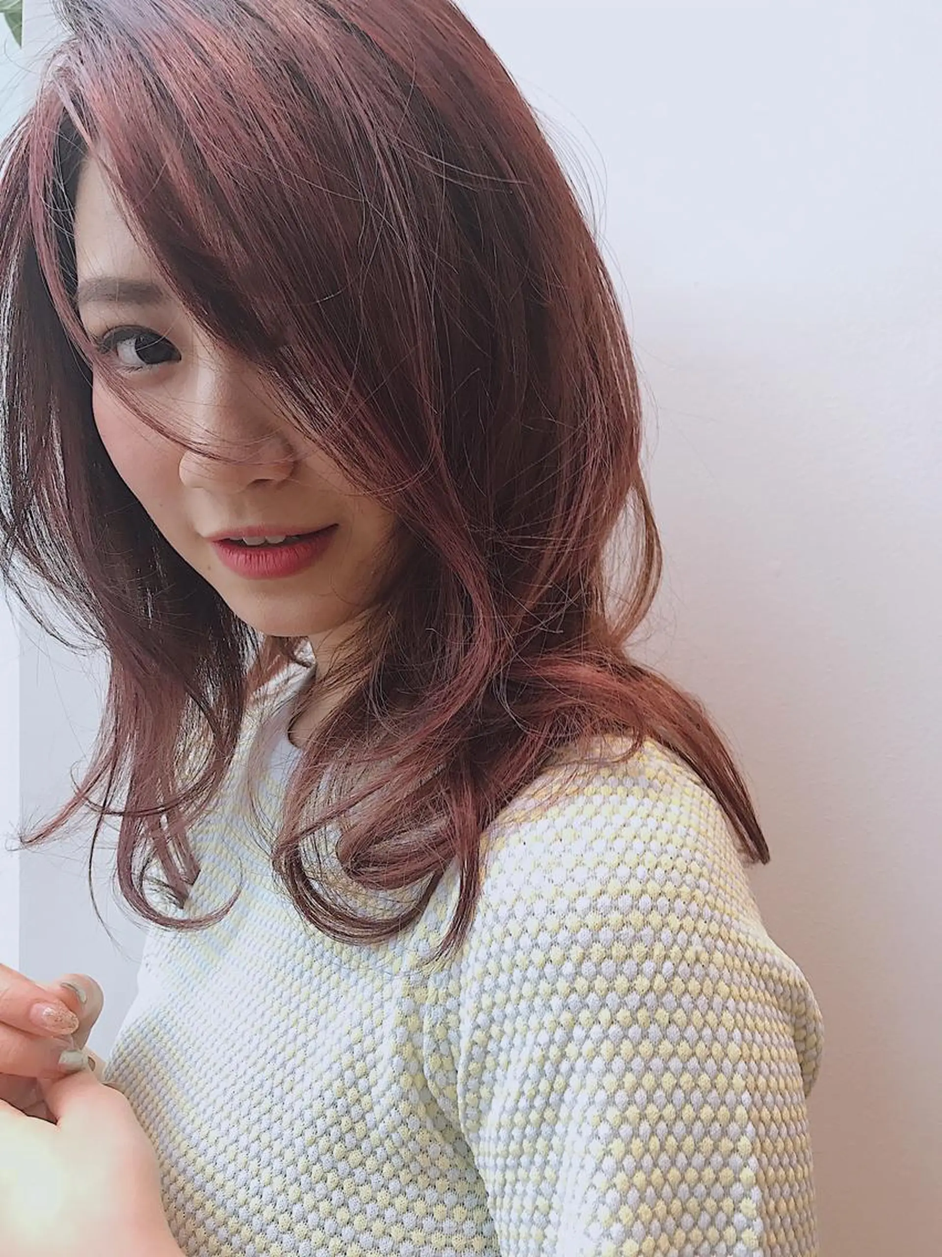 セミロング セミロングパーマ Lond enikaのヘアスタイル