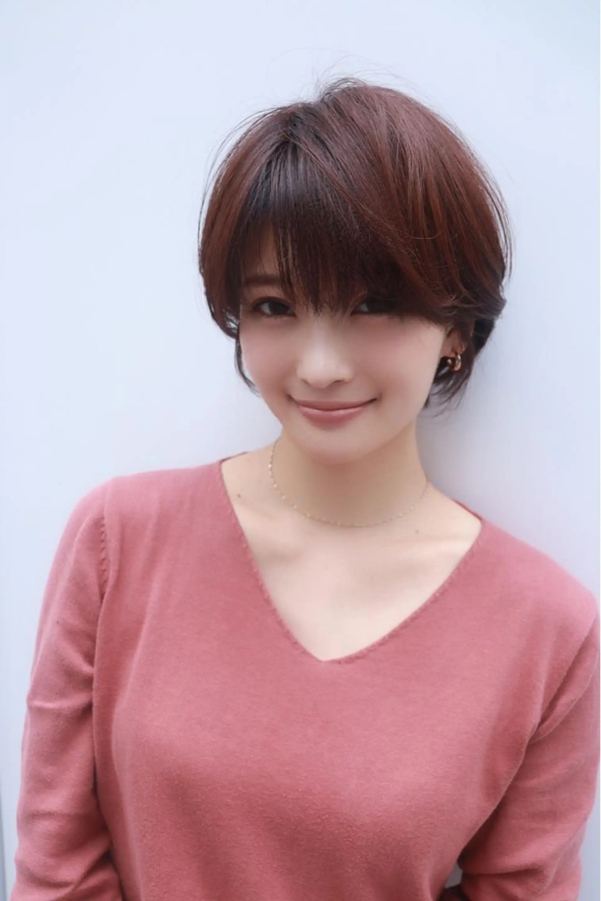 ショート カラー カット ヘアカラー 【韓国　レイヤー 髪質改善✨】かずのヘアスタイル