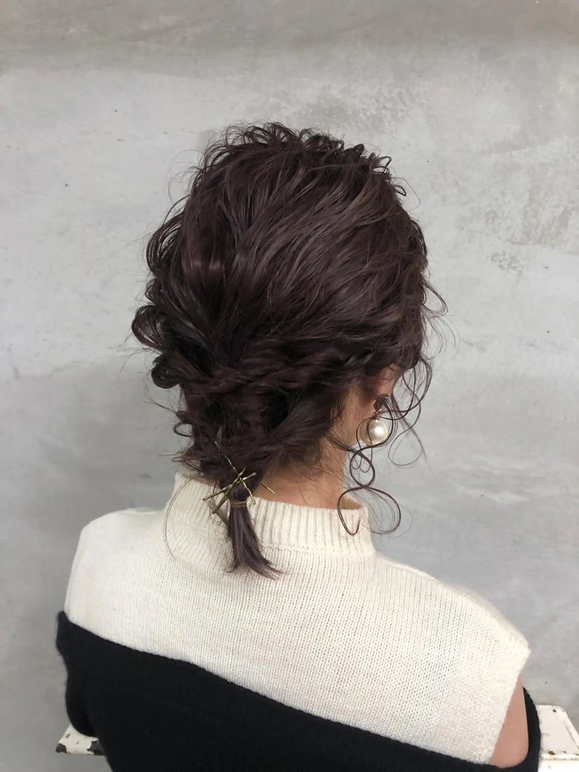 ミディアム ヘアアレンジ 暖色/ピンクブラウン 🌷岡田真季のヘアスタイル