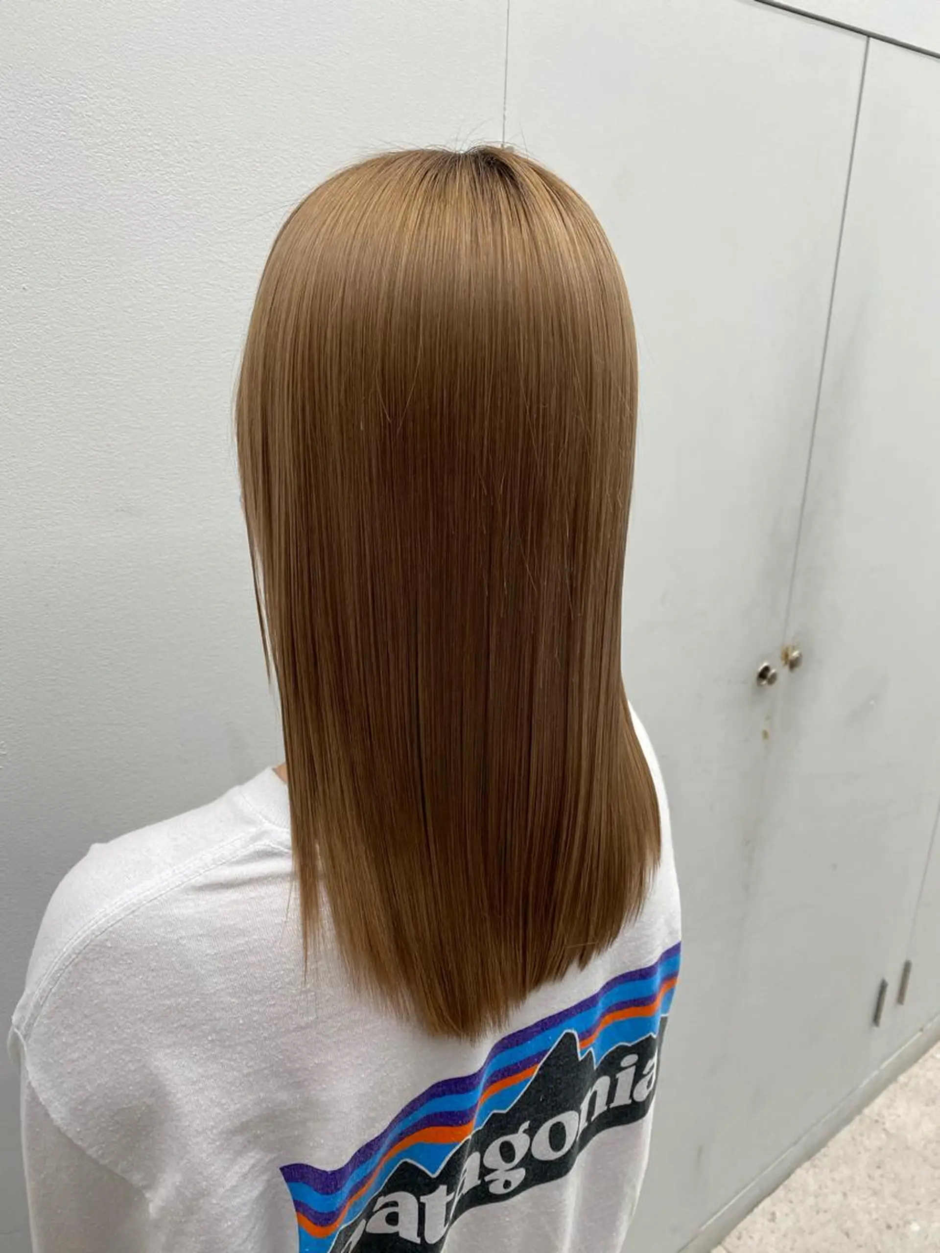 ミディアム カラー パーマ ヘアアレンジ キッズ ネイル マツエク・マツパ レイヤーカット/縮毛 矯正/羽柴りくのヘアスタイル