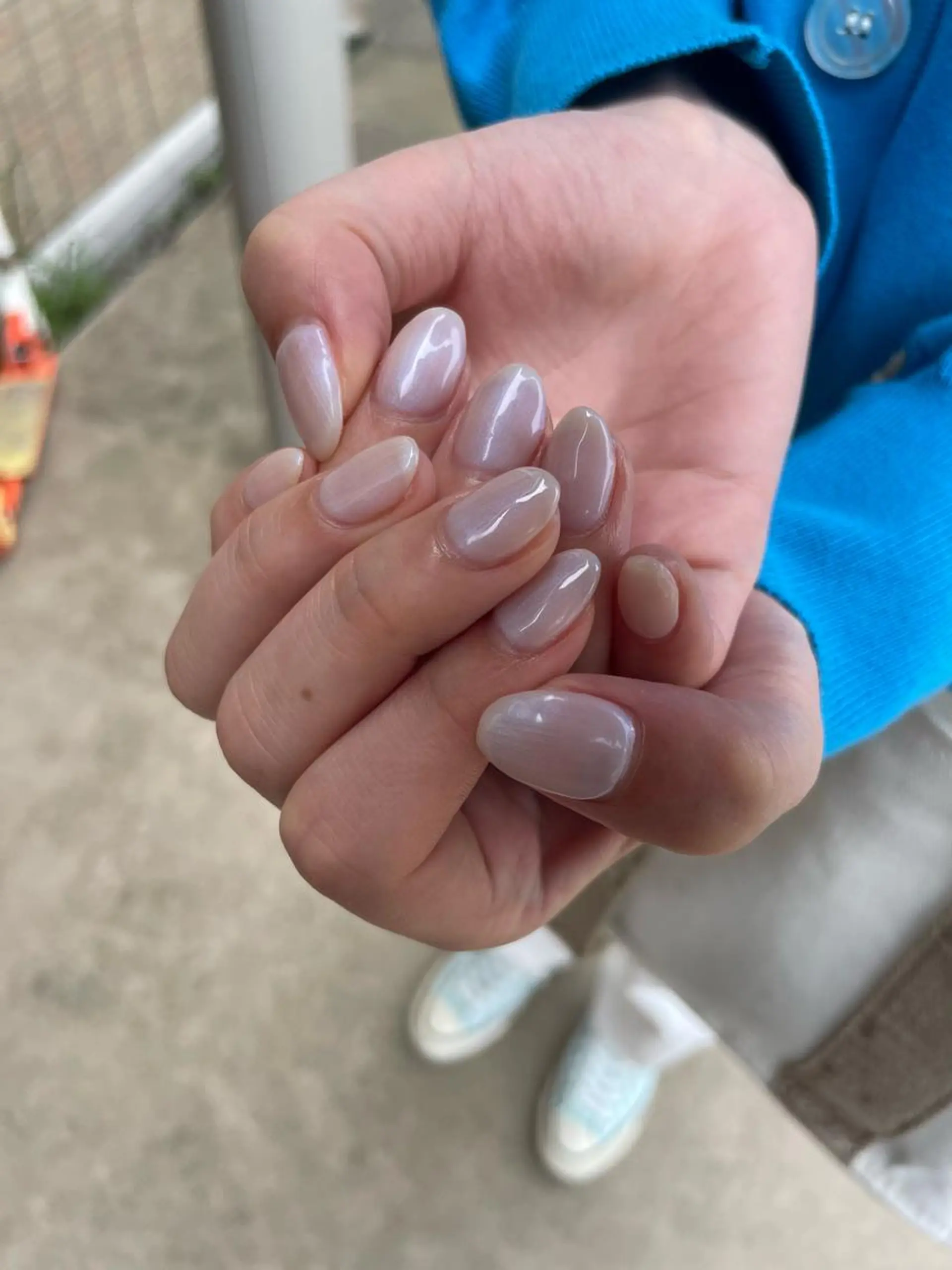 ネイル ワンカラーネイル ホワイト ハンドネイル Nail salon Betty❤︎のネイルデザイン