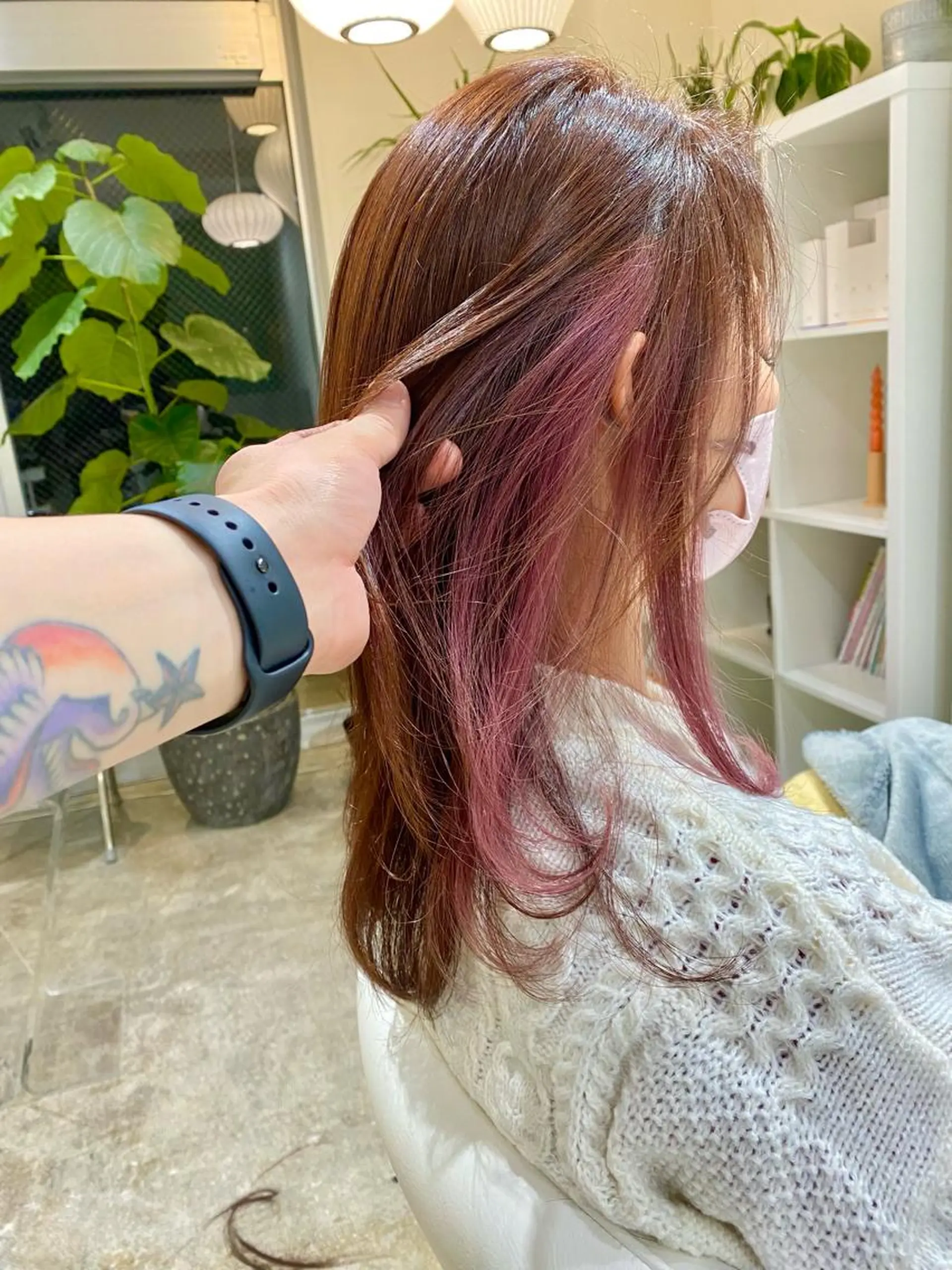 ロング Sabby所属・氏川洸希 パーマのヘアスタイル