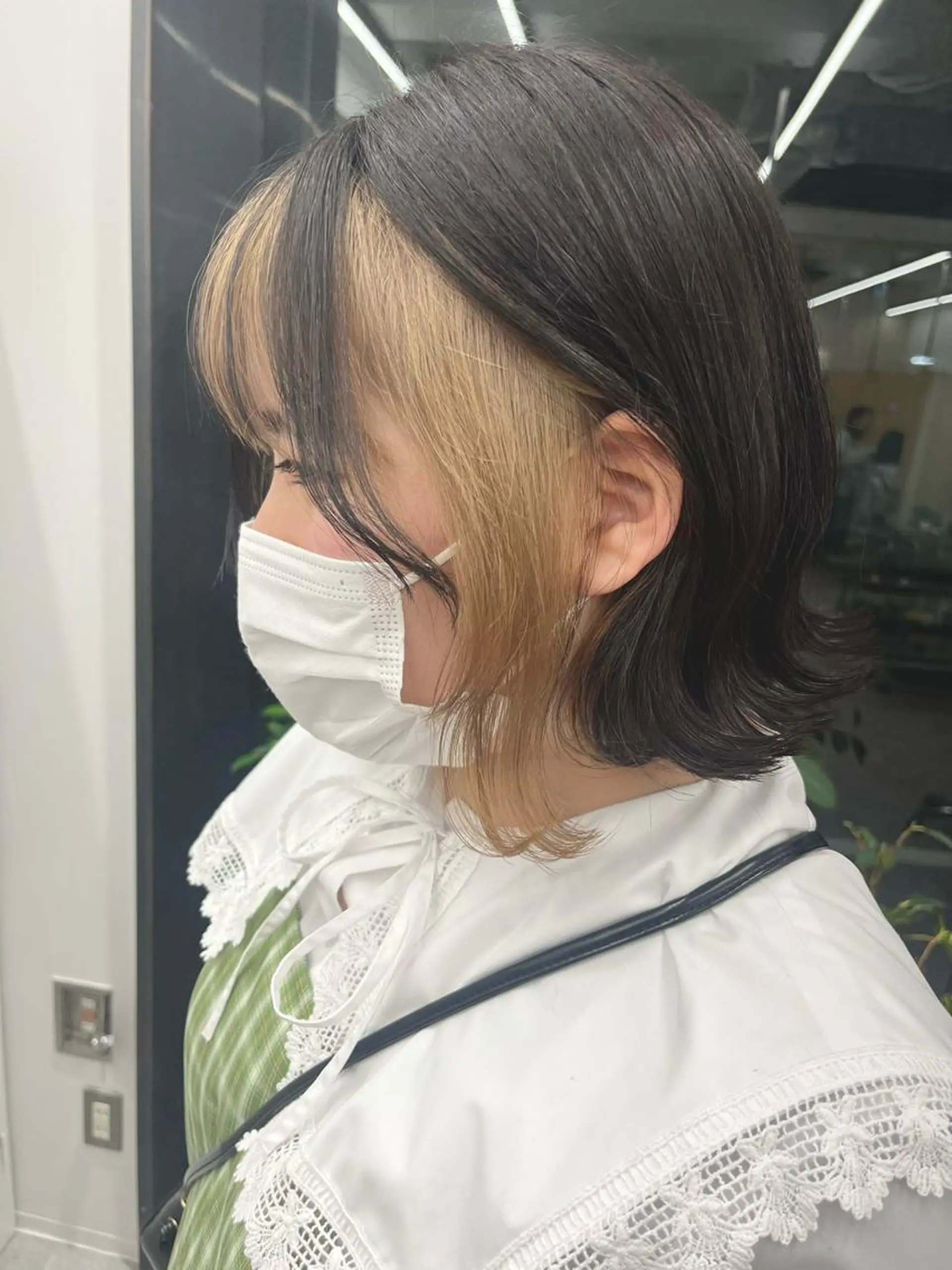 ミディアム カラー 🎀透明感ブリーチ カラー🎀ミズキのヘアスタイル
