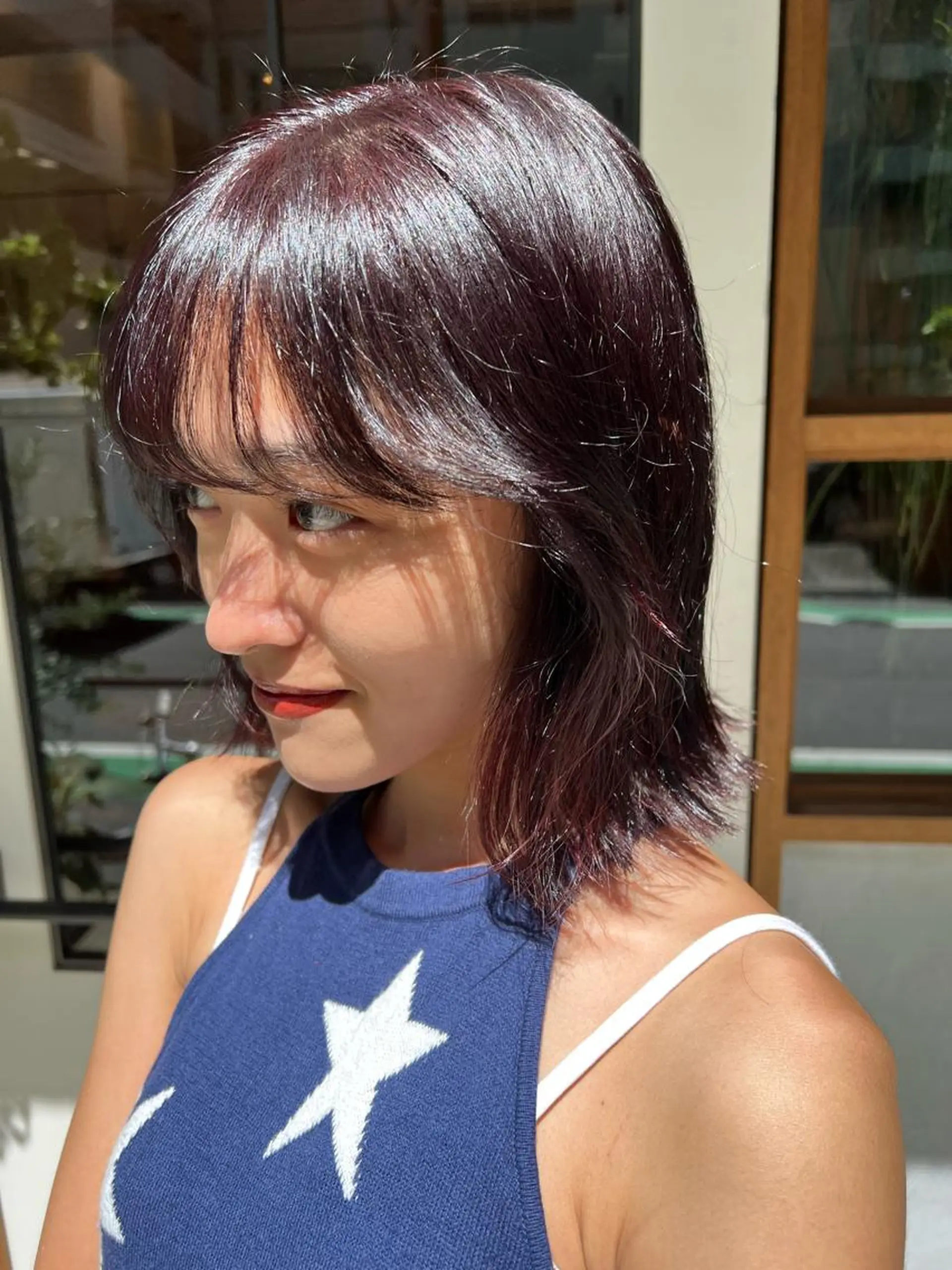 カラー ヘアカラー トリートメント ENIF 大島 芽生のヘアスタイル