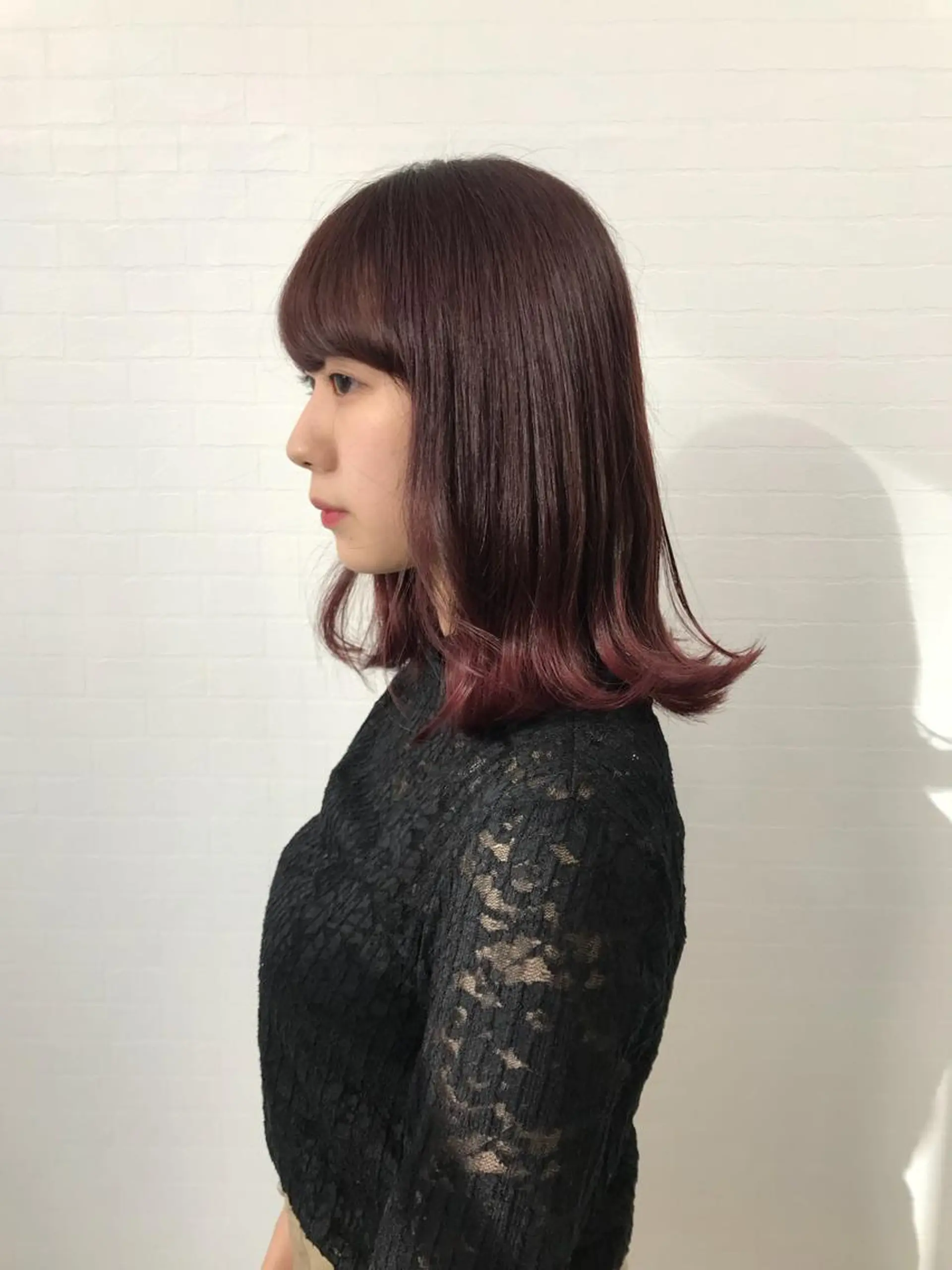 ミディアム カラー ピンクカラー ピンクパープル パープルカラー LEDマツエク/ アイブロウ/石原の眉毛・アイブロウイメージ