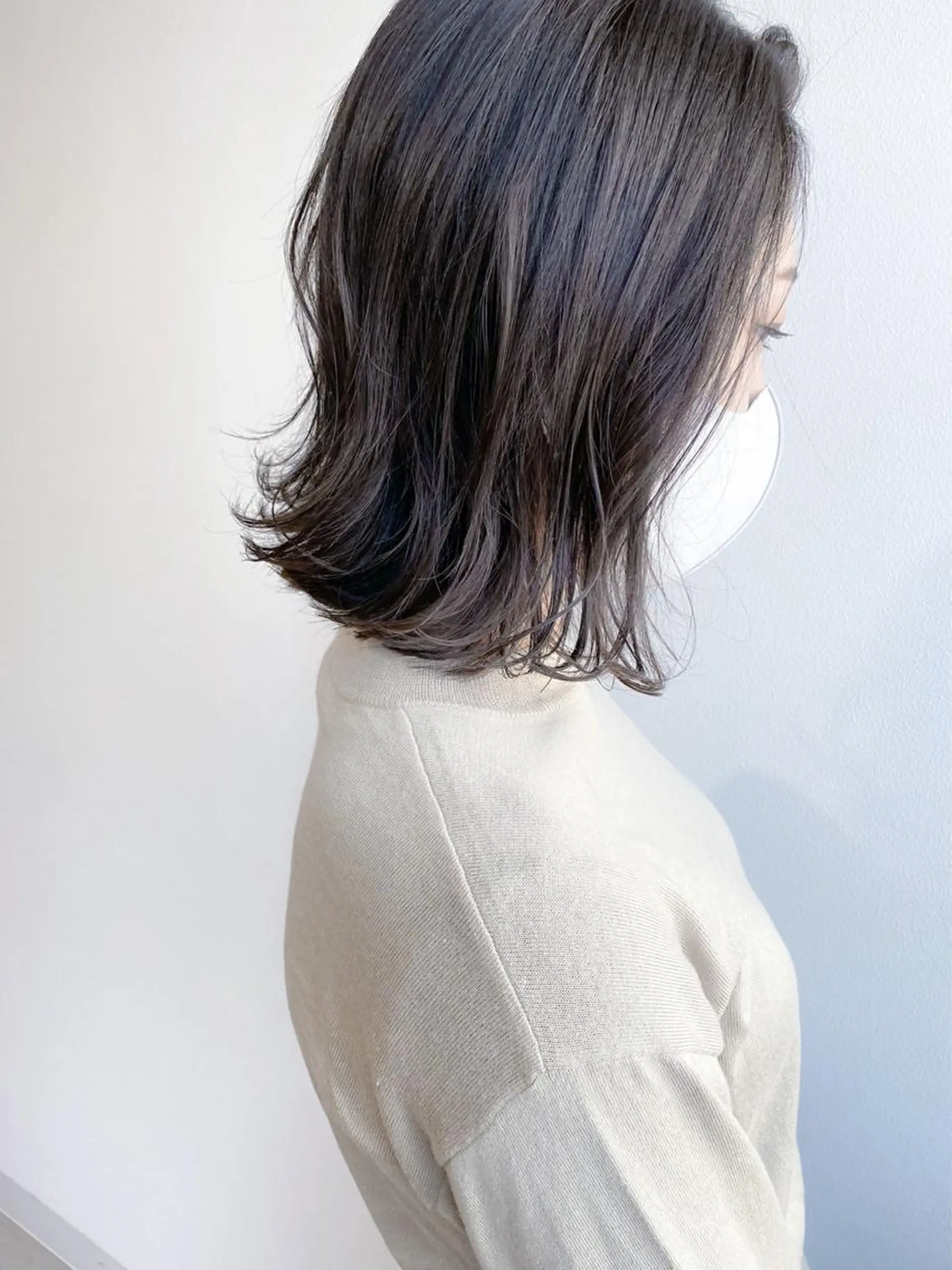 ミディアム カラー 透明感カラー グレージュ カット ヘアカラー トリートメント Meena by urban所属・丹羽 隼人/髪質改善 /韓国ヘア🇰🇷のヘアスタイル