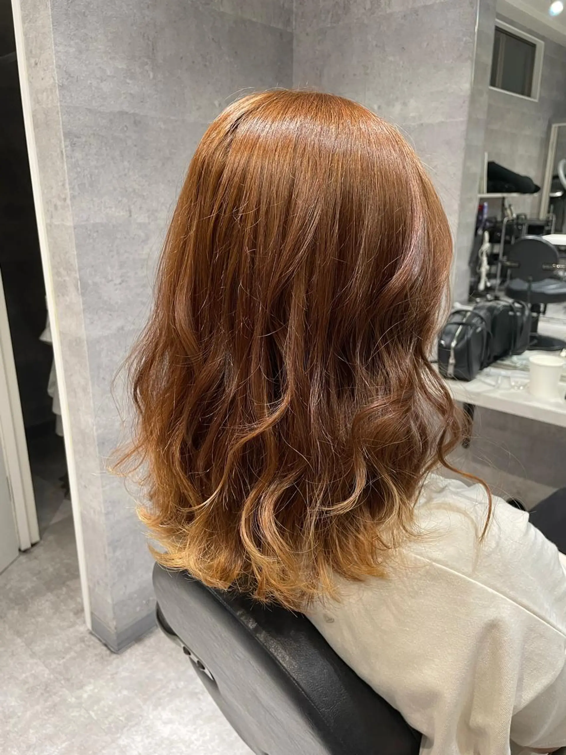 セミロング カラー saho .のヘアスタイル