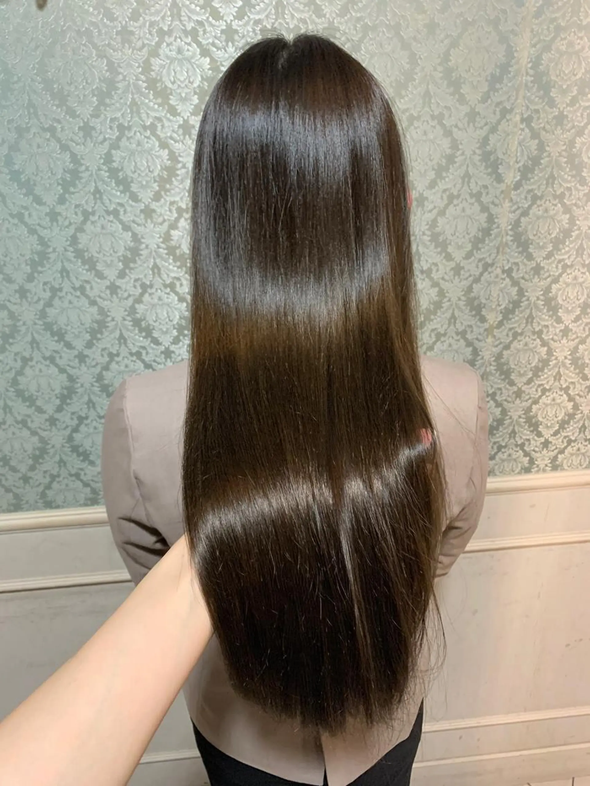 ロング 髪質改善 トリートメント 森 早希絵のヘアスタイル