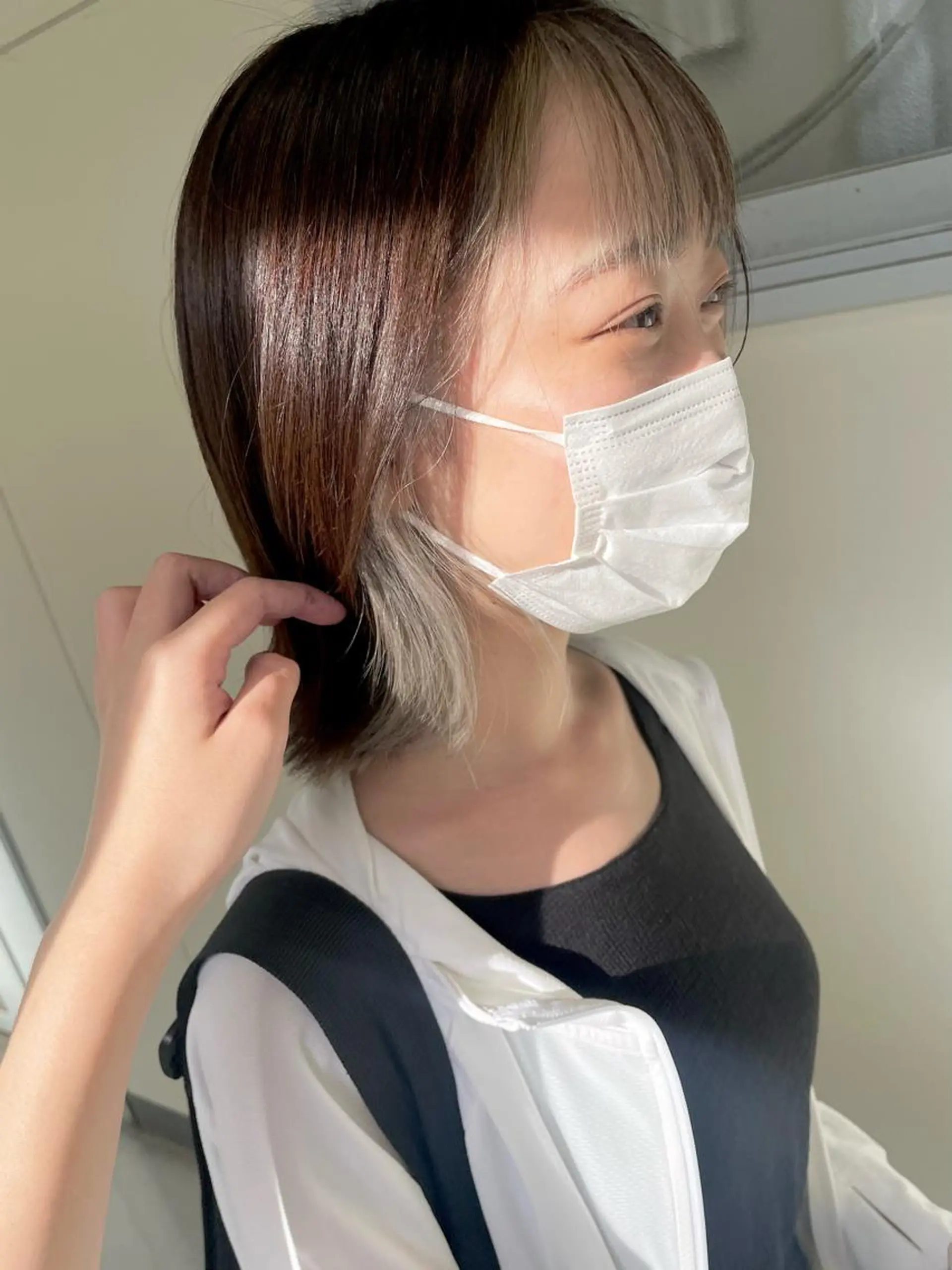 ミディアム カラー ヘアアレンジ テラ mimi.3c'sのマツエク・マツパデザイン