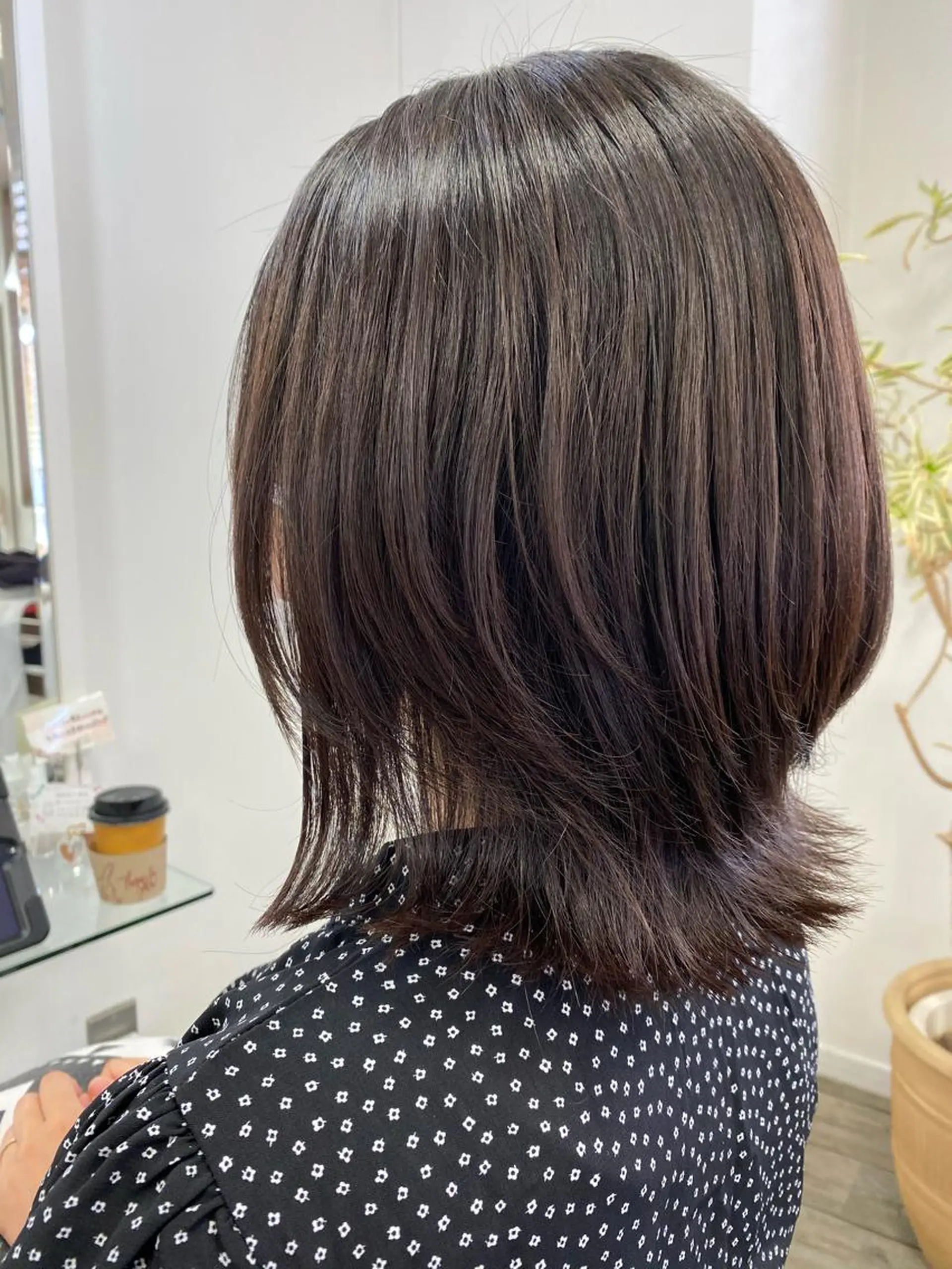 ミディアム ボブ くびれヘア Aloa登戸所属・武田 学のヘアスタイル