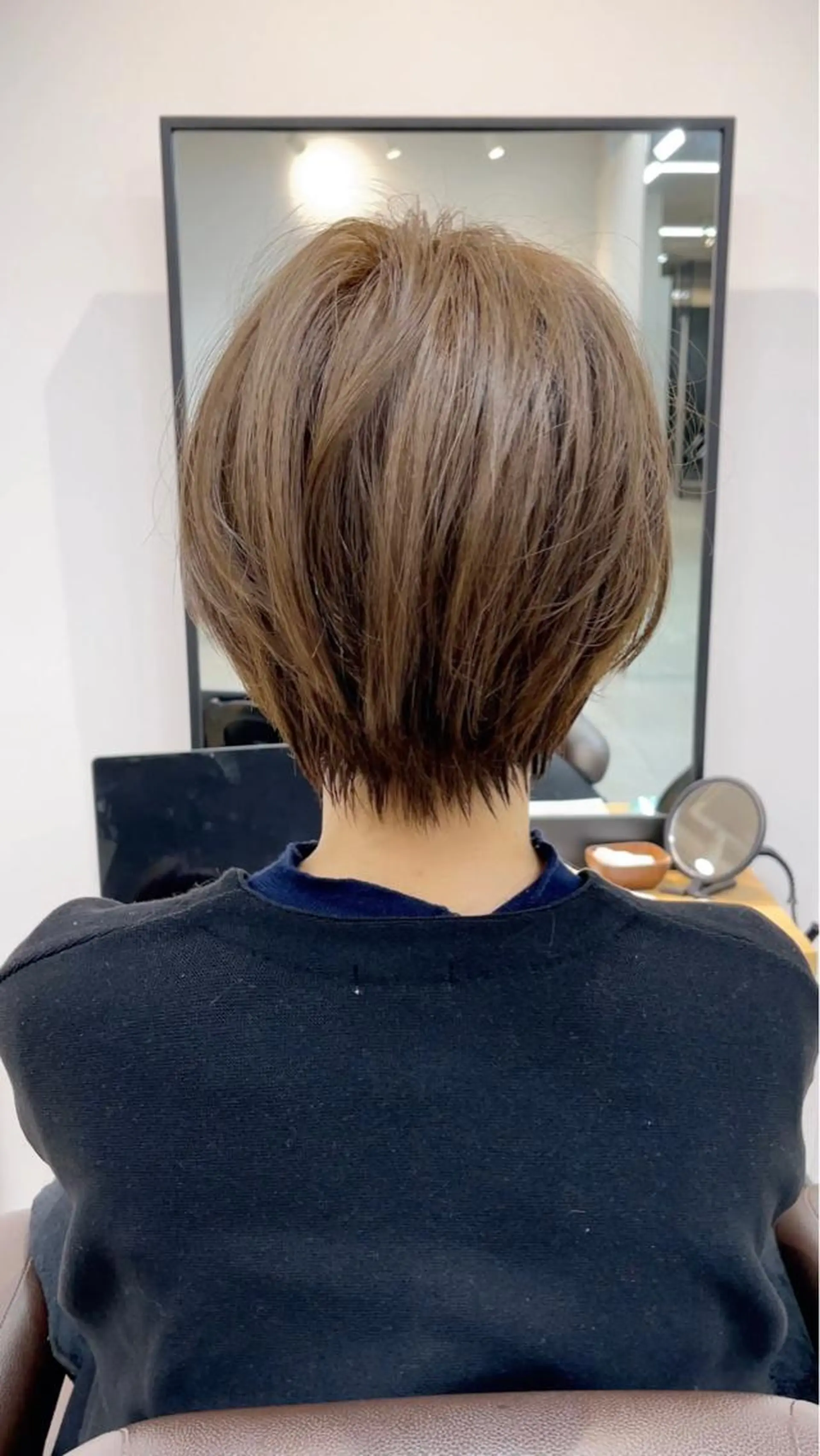 ショート neaf六本木所属・韓国風レイヤー ショート/犬塚 優介のヘアスタイル