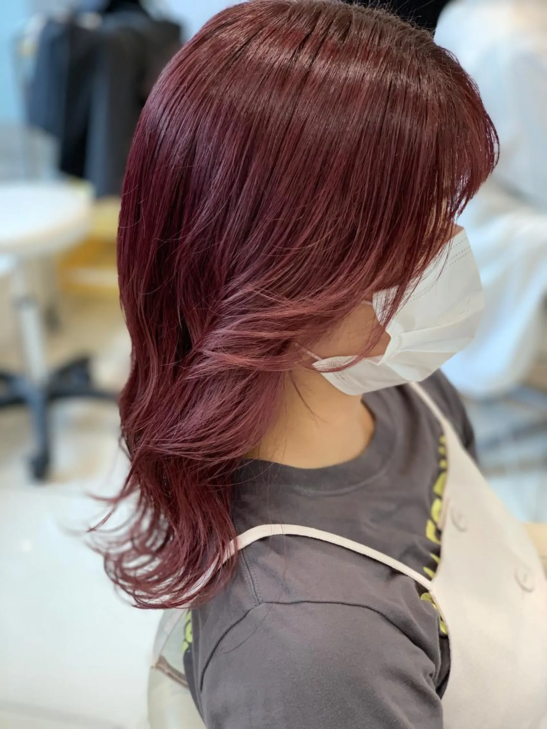 ロング 柏本 果菜のヘアスタイル