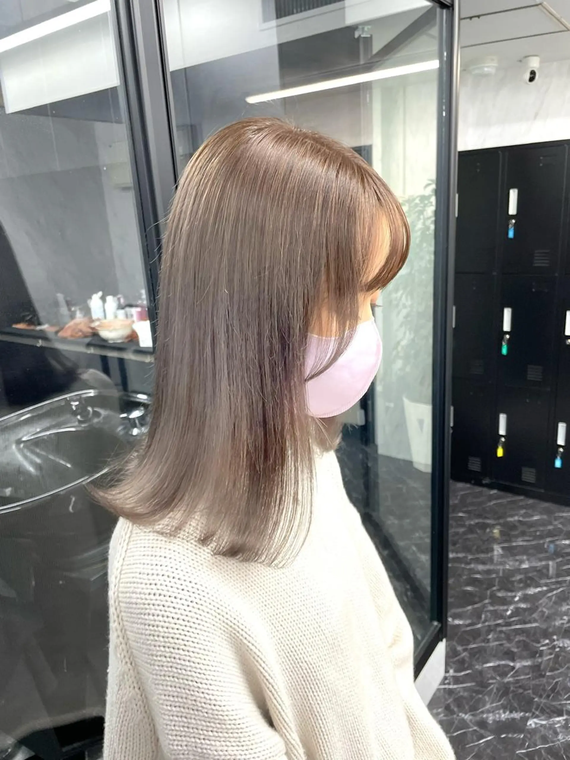 セミロング ヘアカラー トリートメント Wehlen所属・透明感カラー🌟 keisukeのヘアスタイル